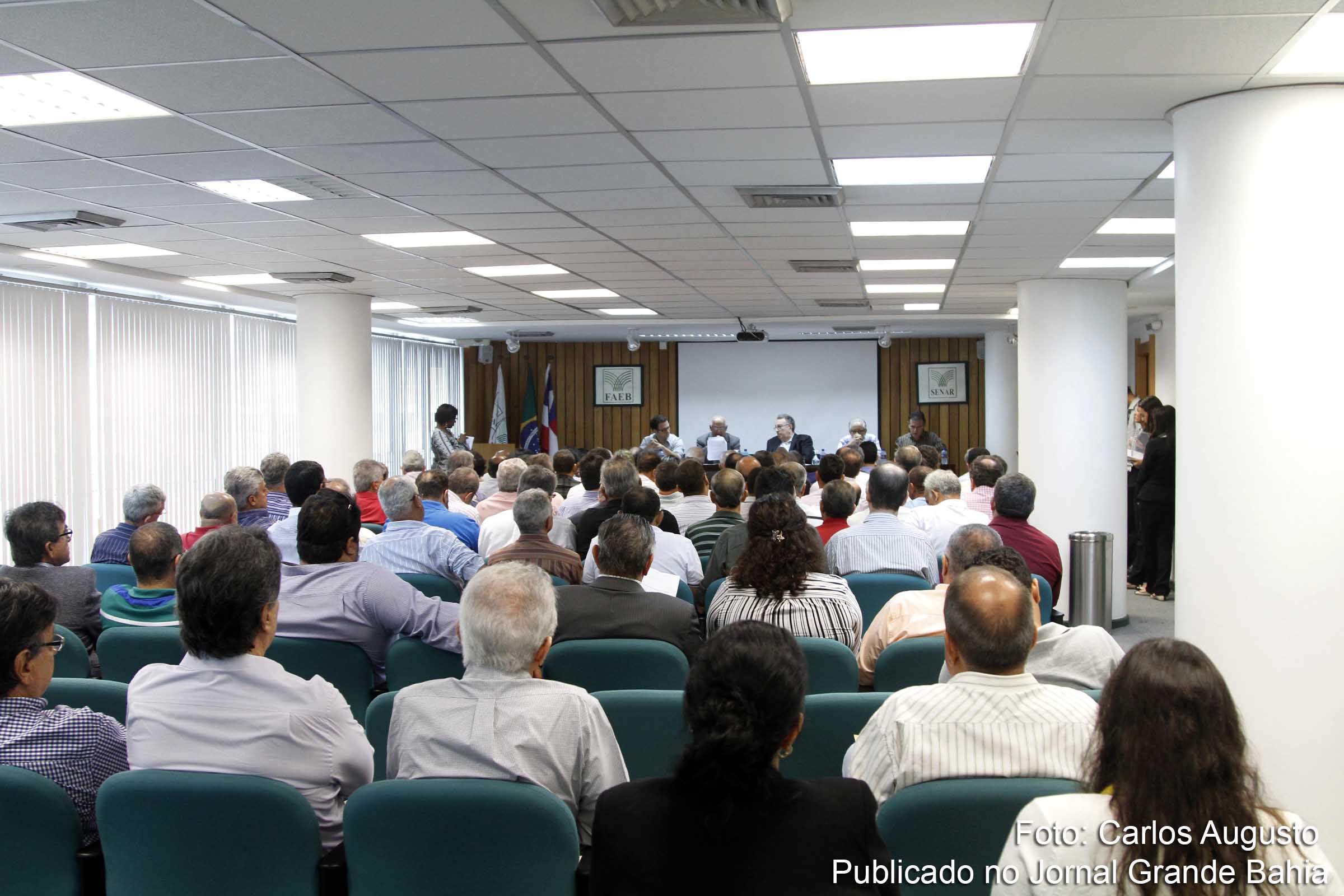 Assembleia da Federação da Agricultura do Estado da Bahia (FAEB), entidade é exemplo de falta de transparência no uso dos recursos financeiros.