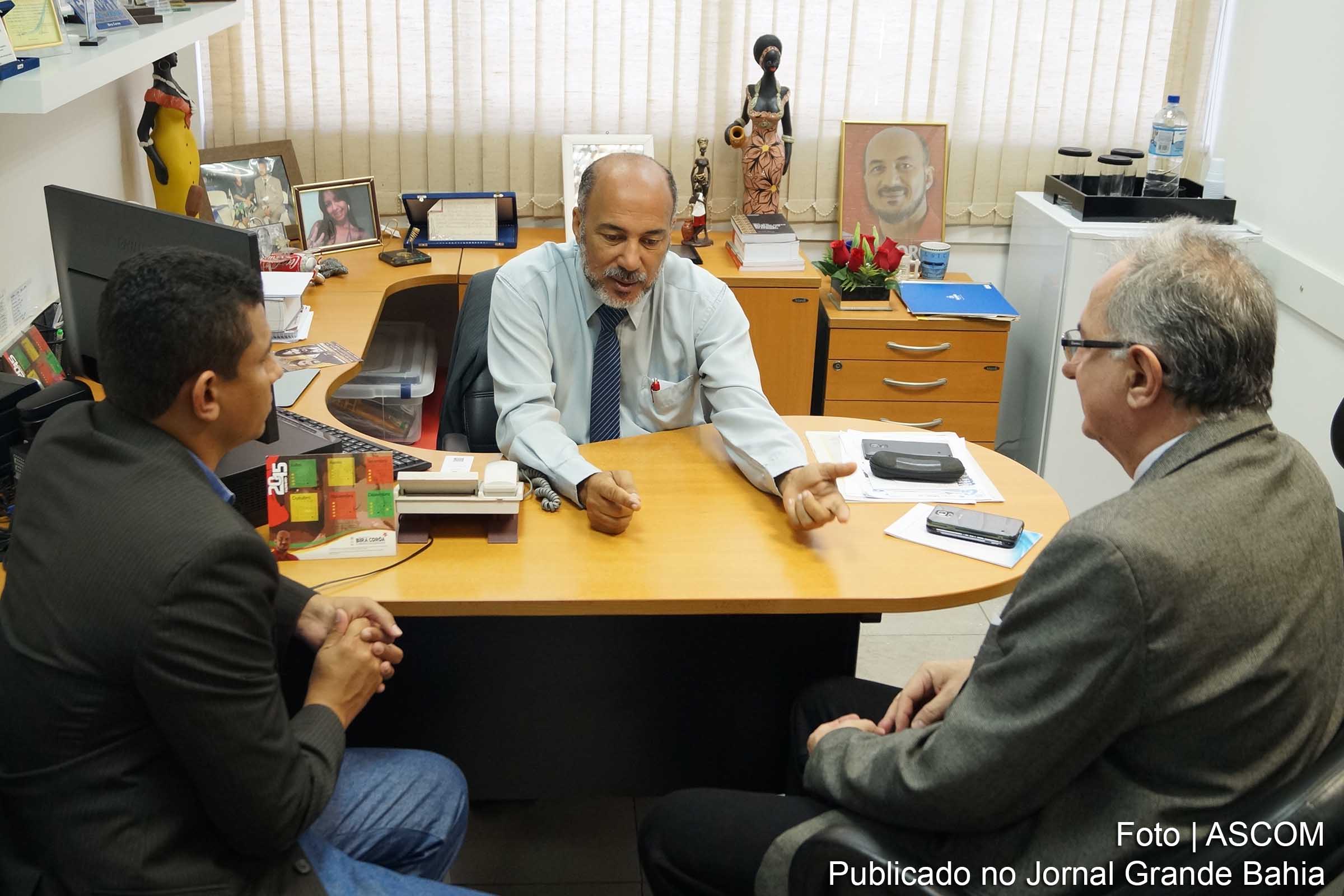 Bira Corôa, José Bites e Vereador Joanilton.
