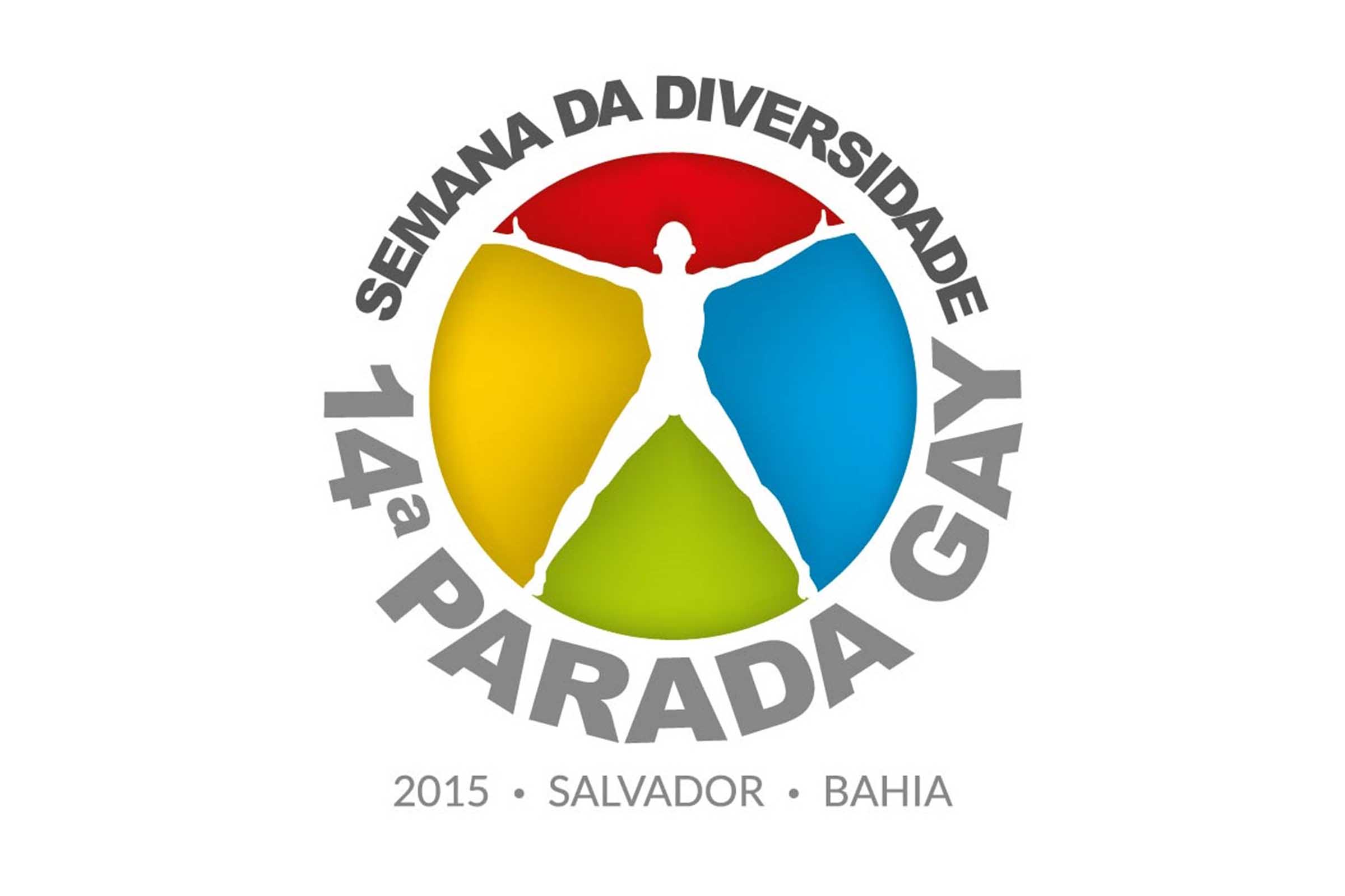 Cartaz da 14ª Parada Gay 2015.