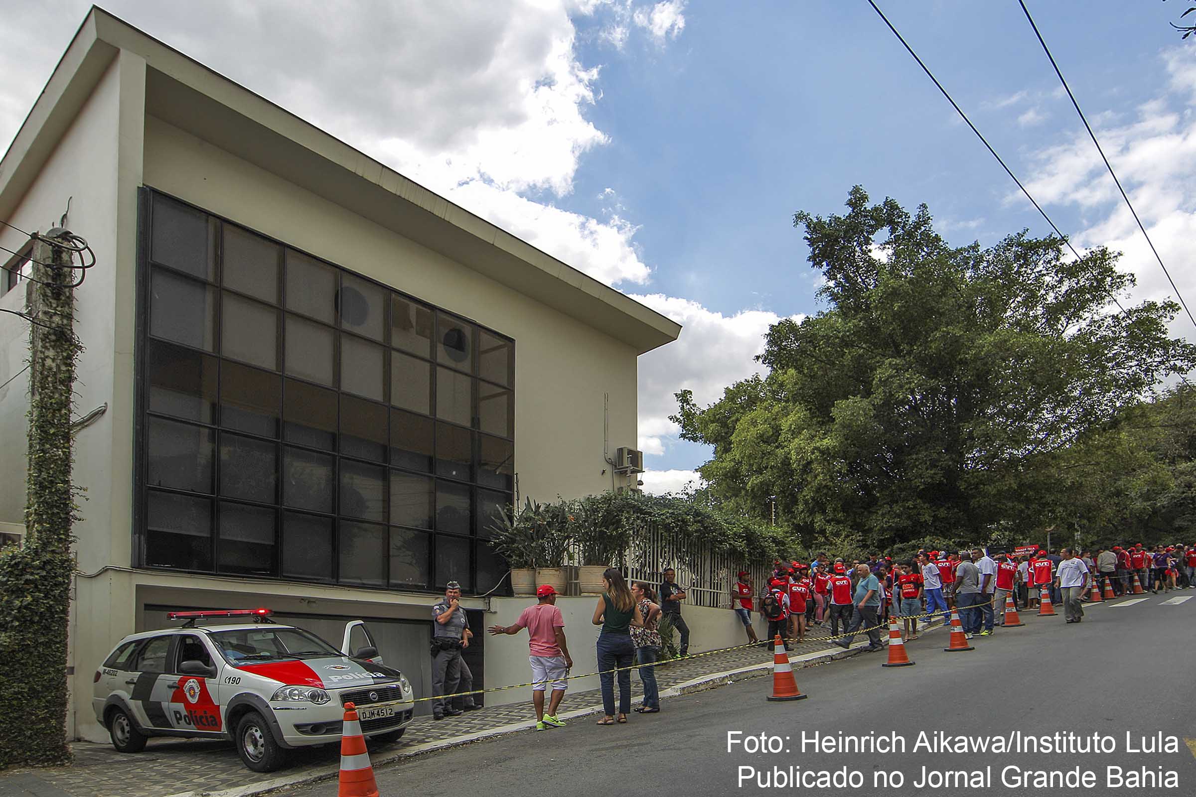 Fachada da sede do Instituto Lula, em São Paulo.