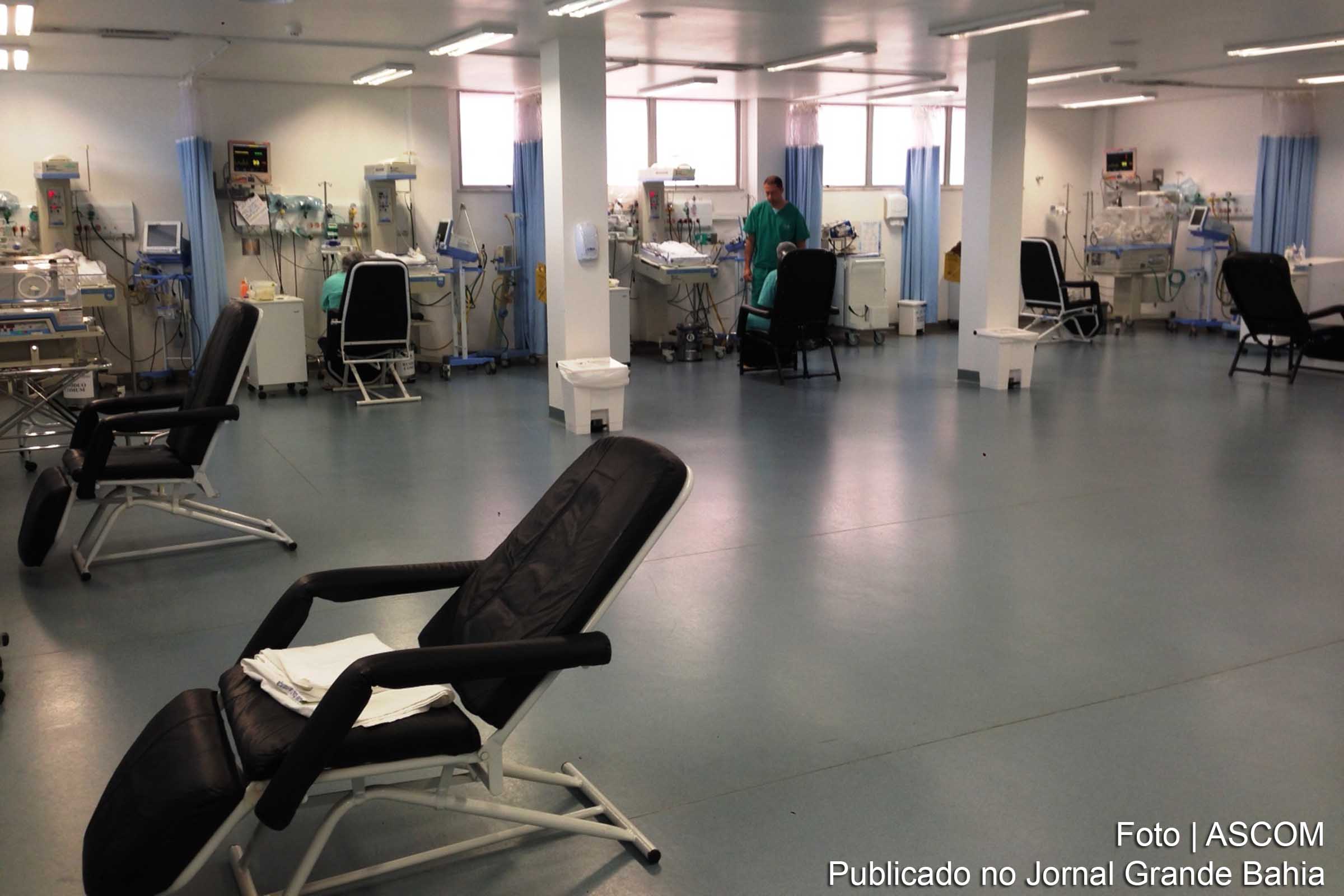 UTI Neonatal da unidade hospitalar do Hospital Estadual da Criança (HEC).