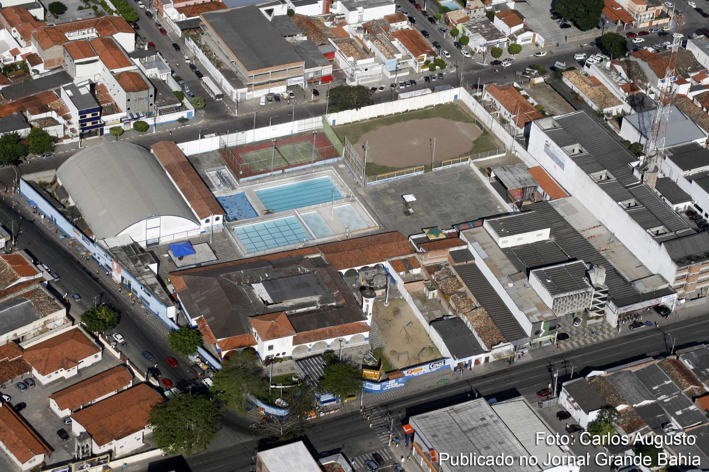 Vista aérea do Feira de Santana Tênis Clube (FTC).