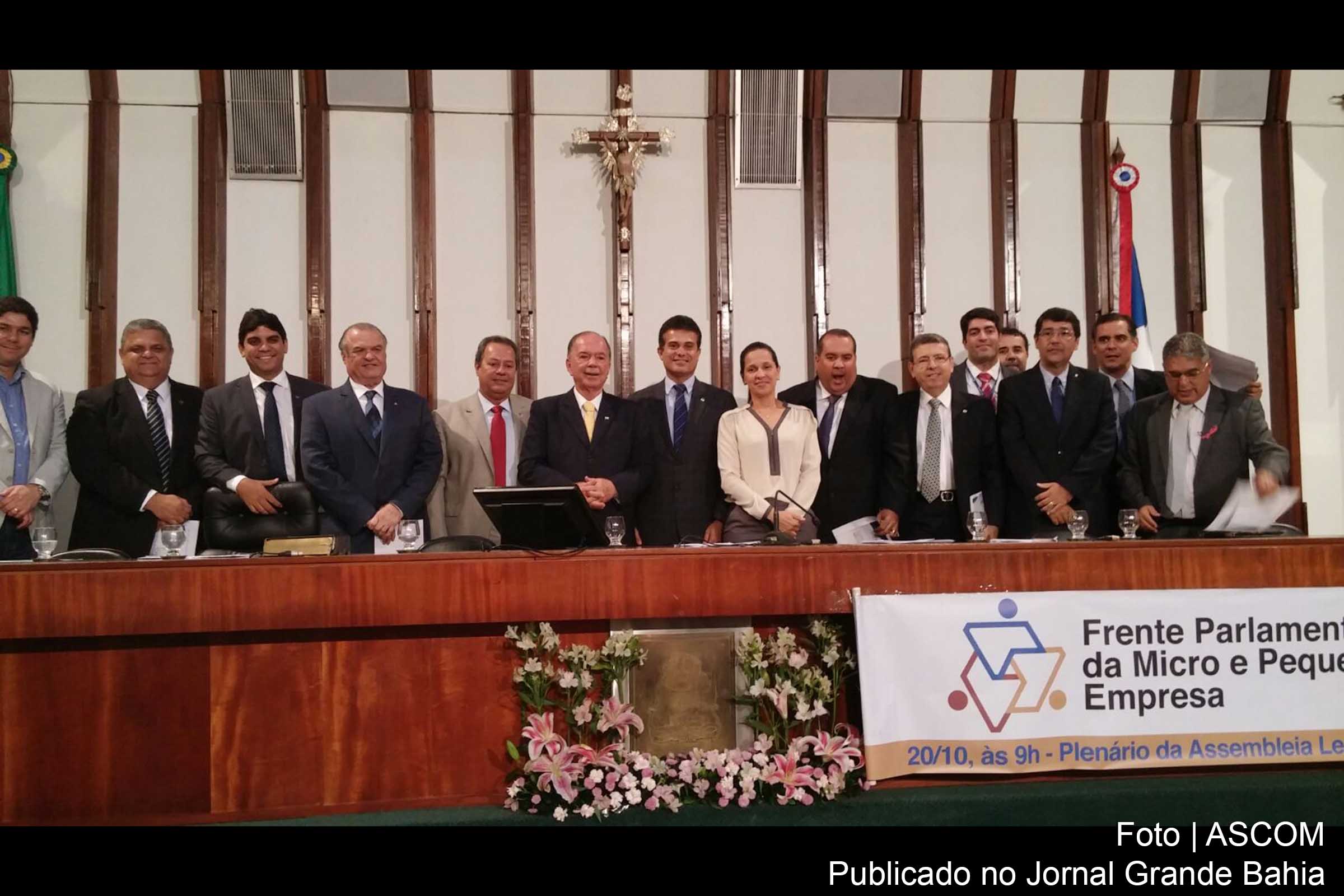 Membros da Frente Parlamentar da Micro e Pequena Empresa são empossados na Assembleia Legislativa da Bahia.