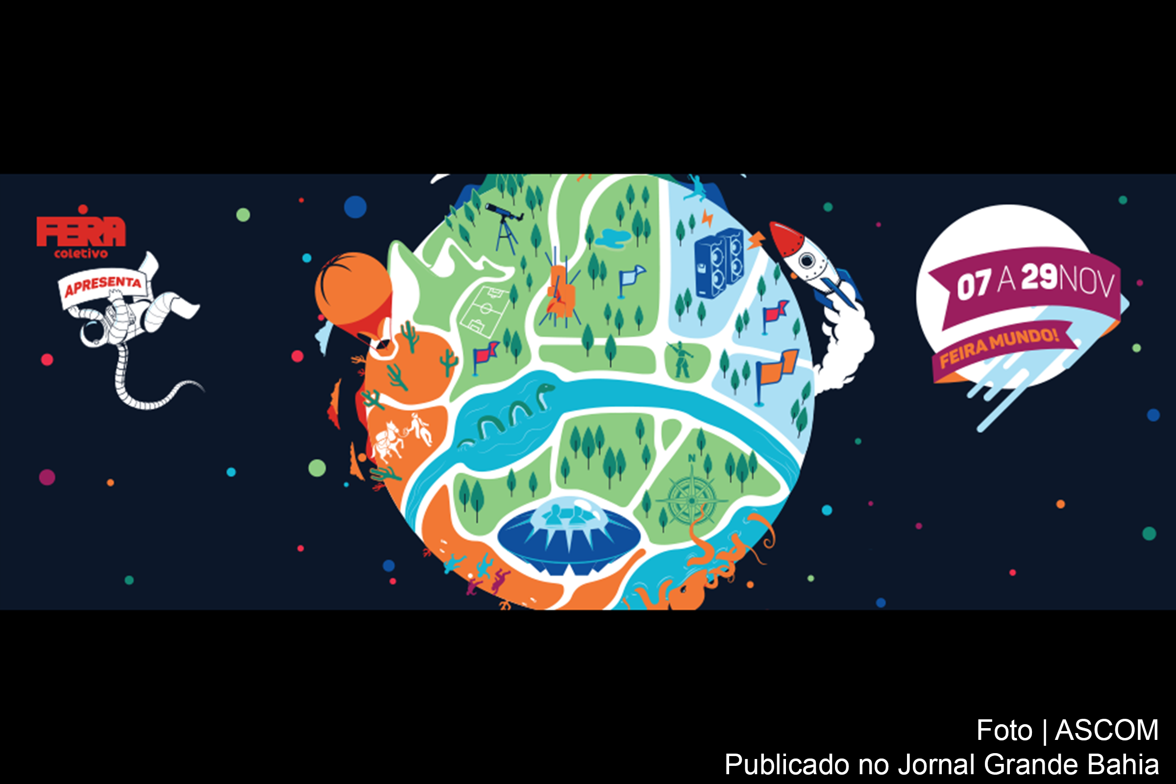 Cartaz da 6ª edição do Feira Noise.