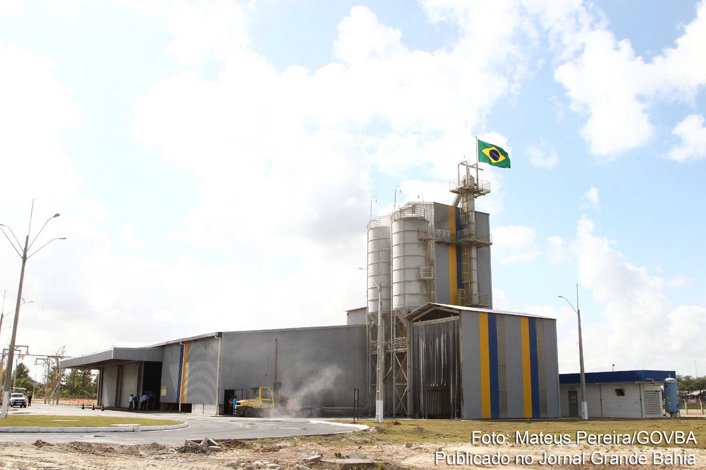 Fábrica Votorantim Cimentos em Camaçari.