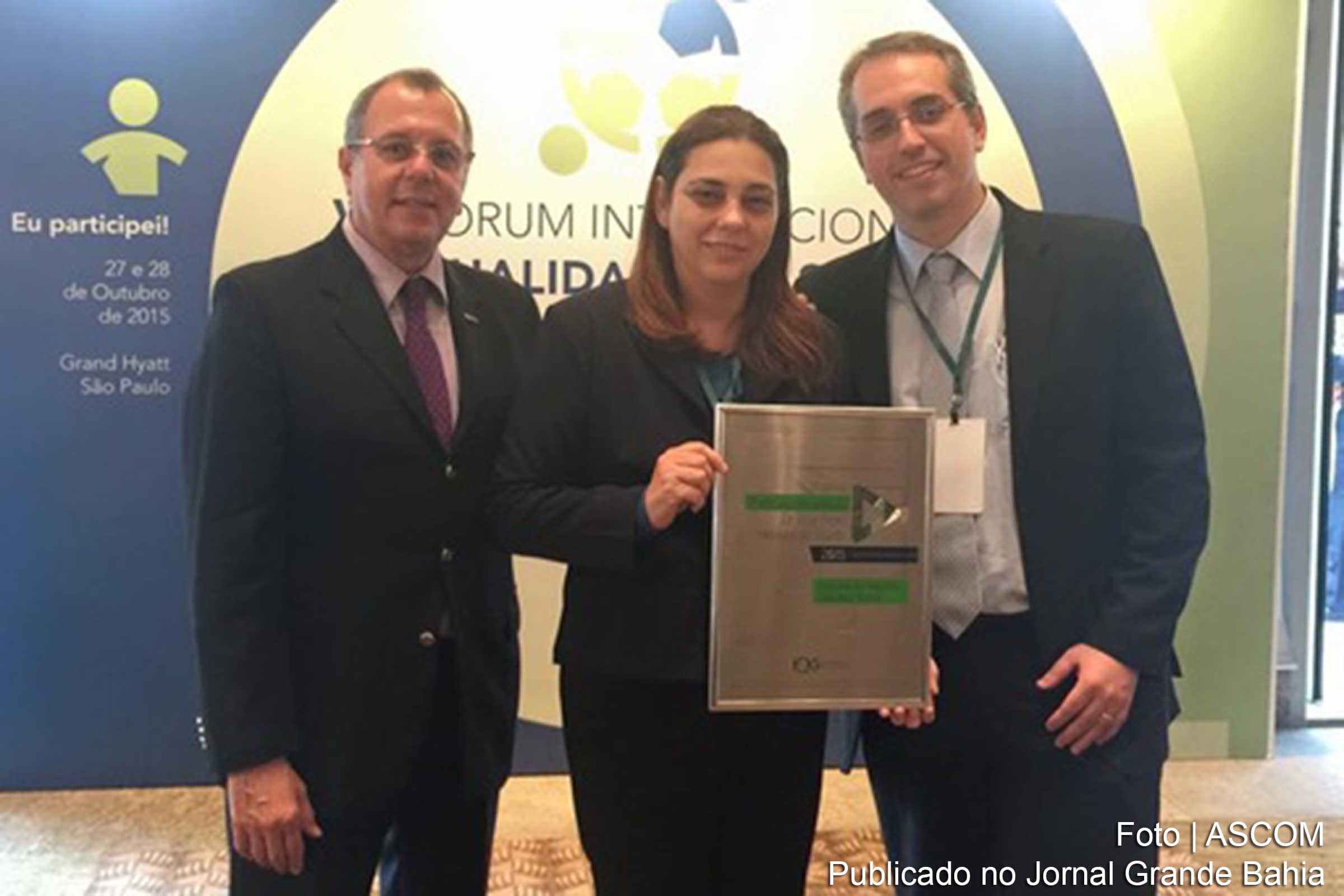 Hospital do Subúrbio recebe quinto prêmio.