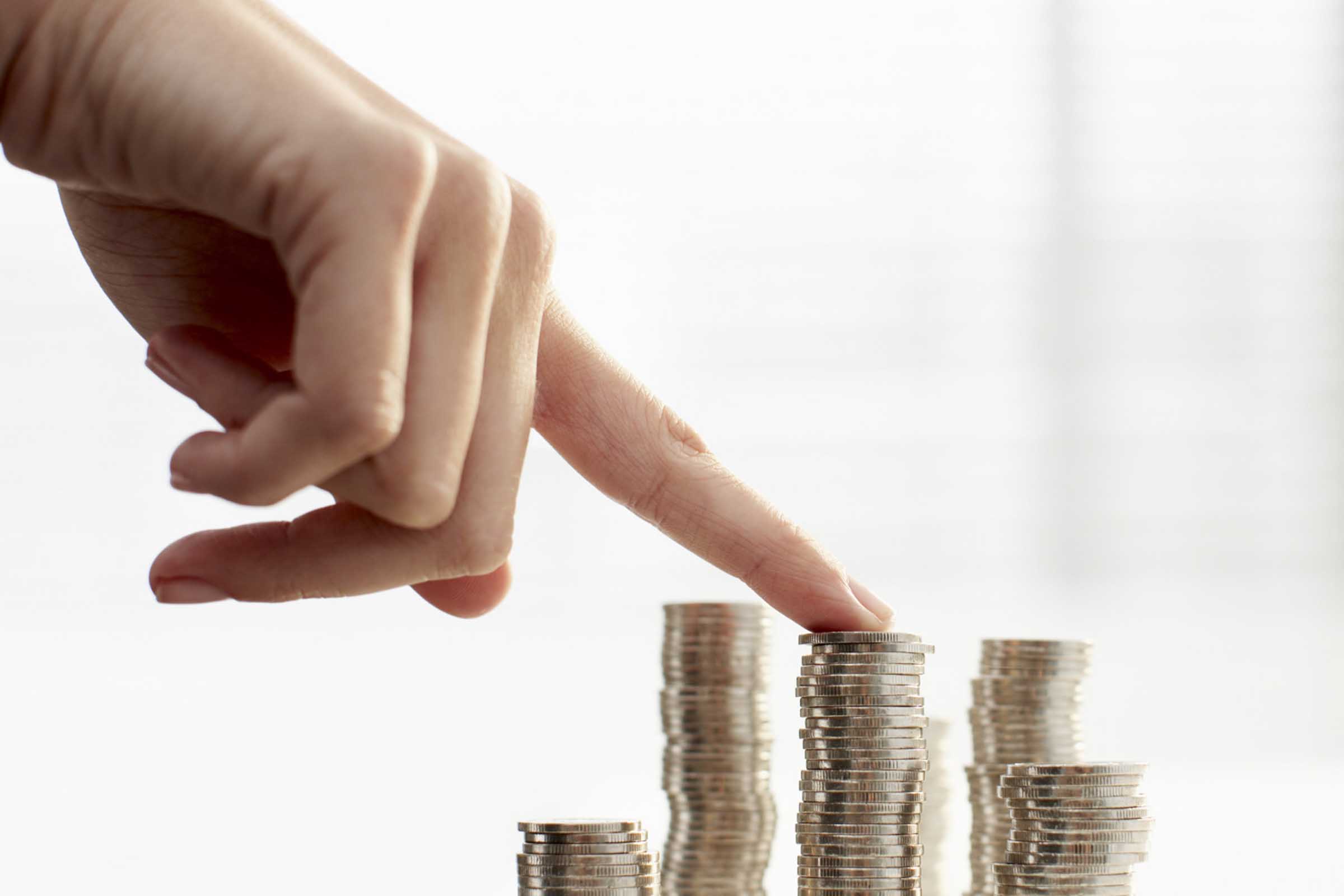 Inflação, moedas, dinheiro.