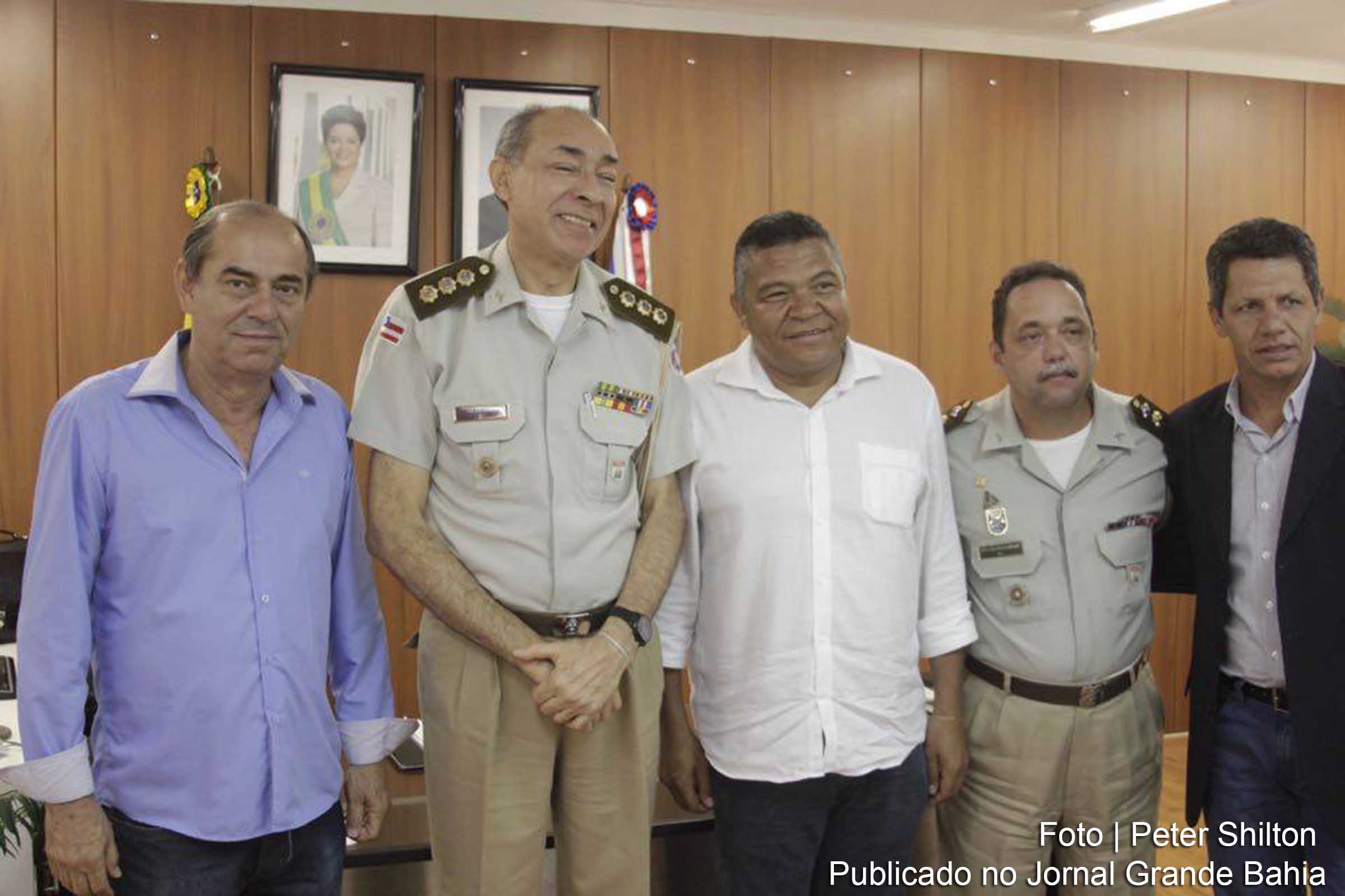 Na reunião estiveram Dalvadísio Lima de Itamaraju e o deputado federal Valmir Assunção.