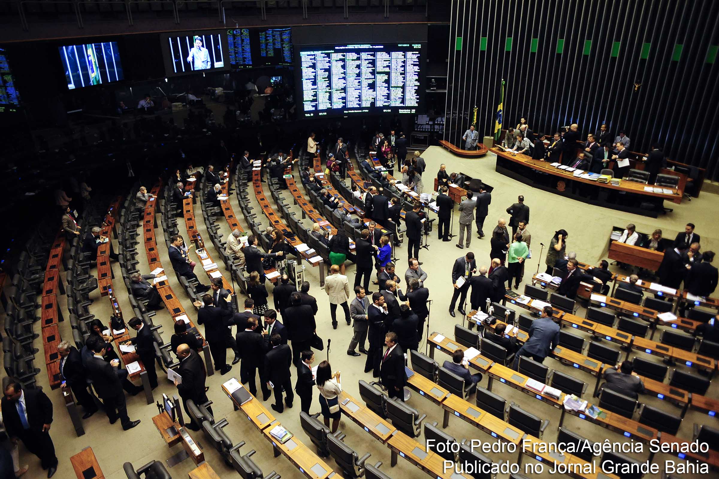 Sessão conjunta do Congresso Nacional.