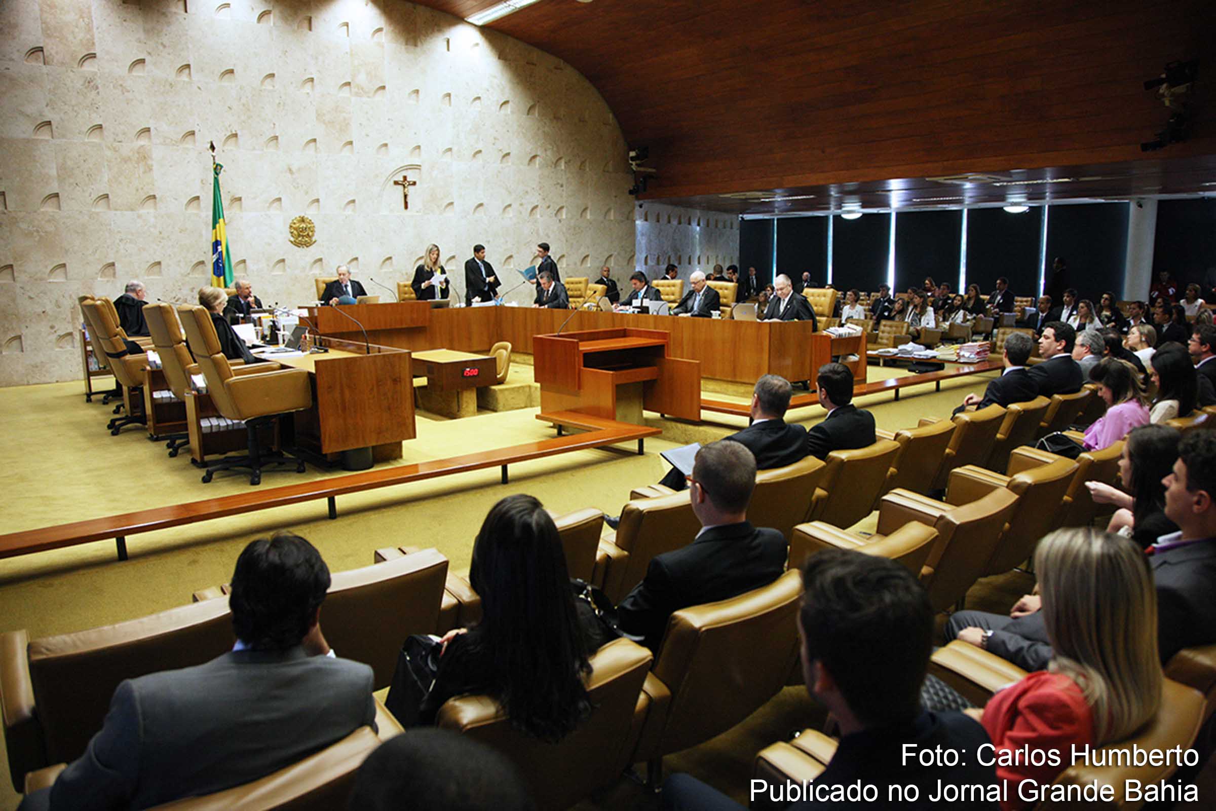 Sessão plenária do STF.