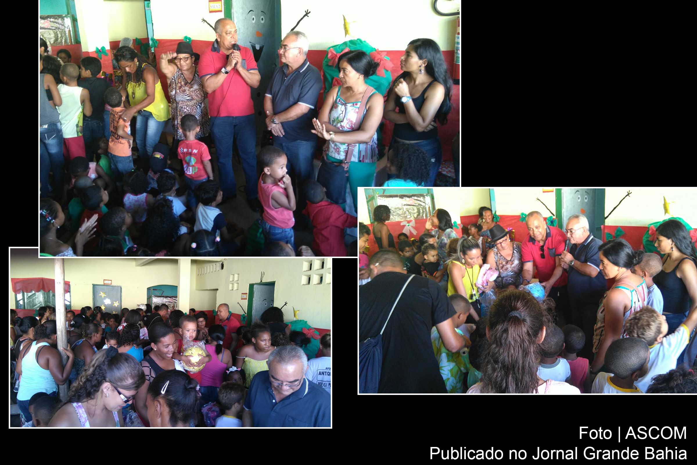 Jornalista Joilton Freitas participa de atividade na Associação Comunitária Parque Lagoa do Subaé.
