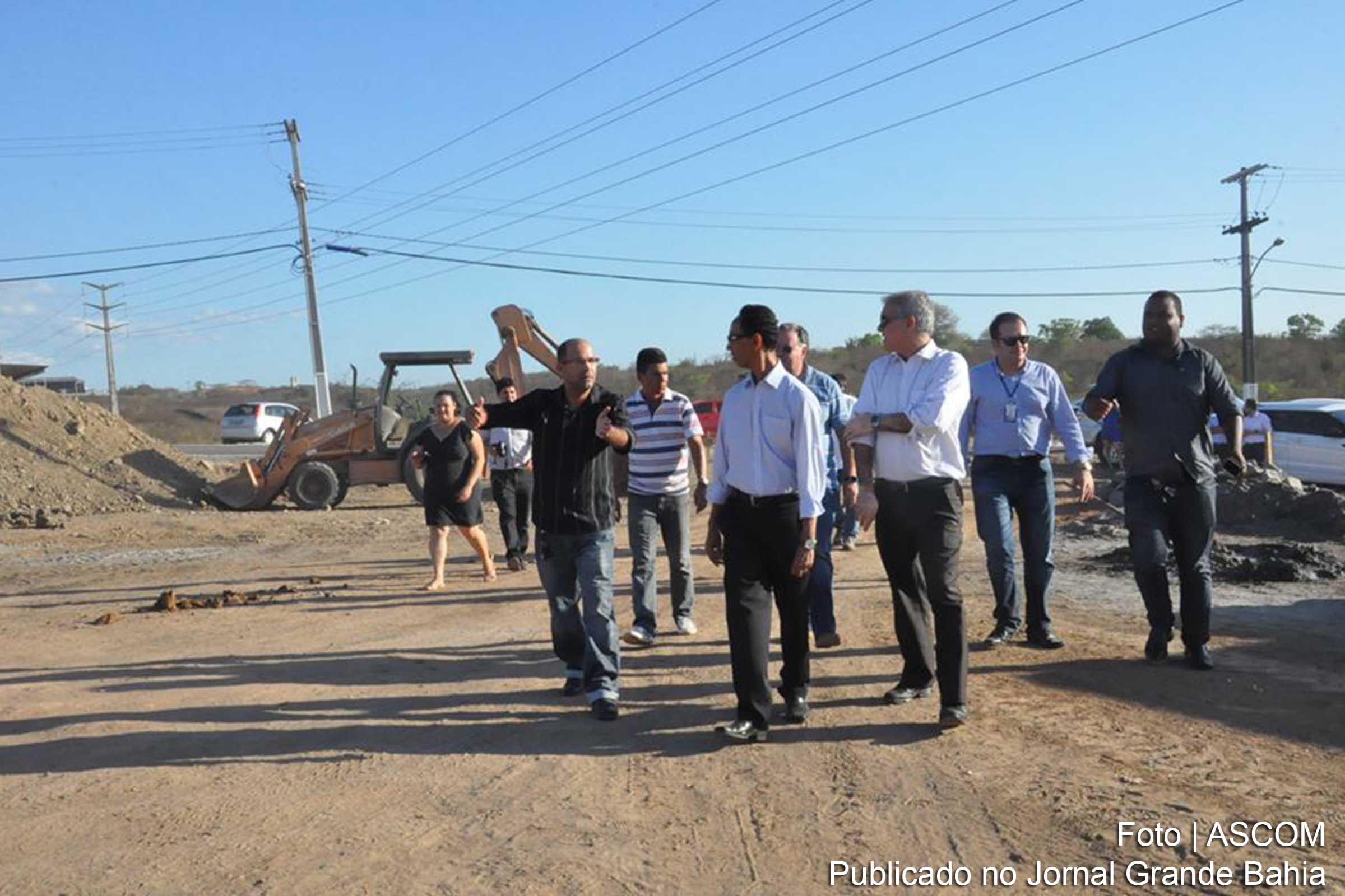 ANTT inspeciona obras da ViaBahia em Feira de Santana.