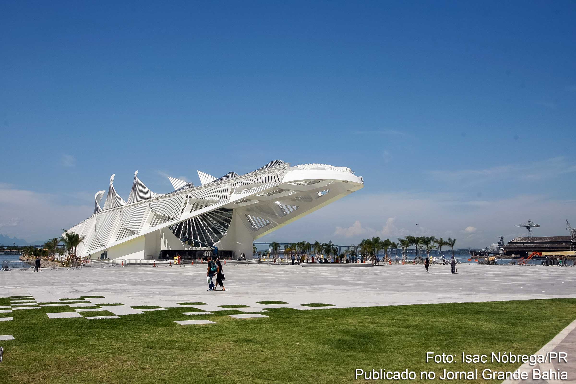 Museu do Amanhã, localizado na cidade do Rio de Janeiro.