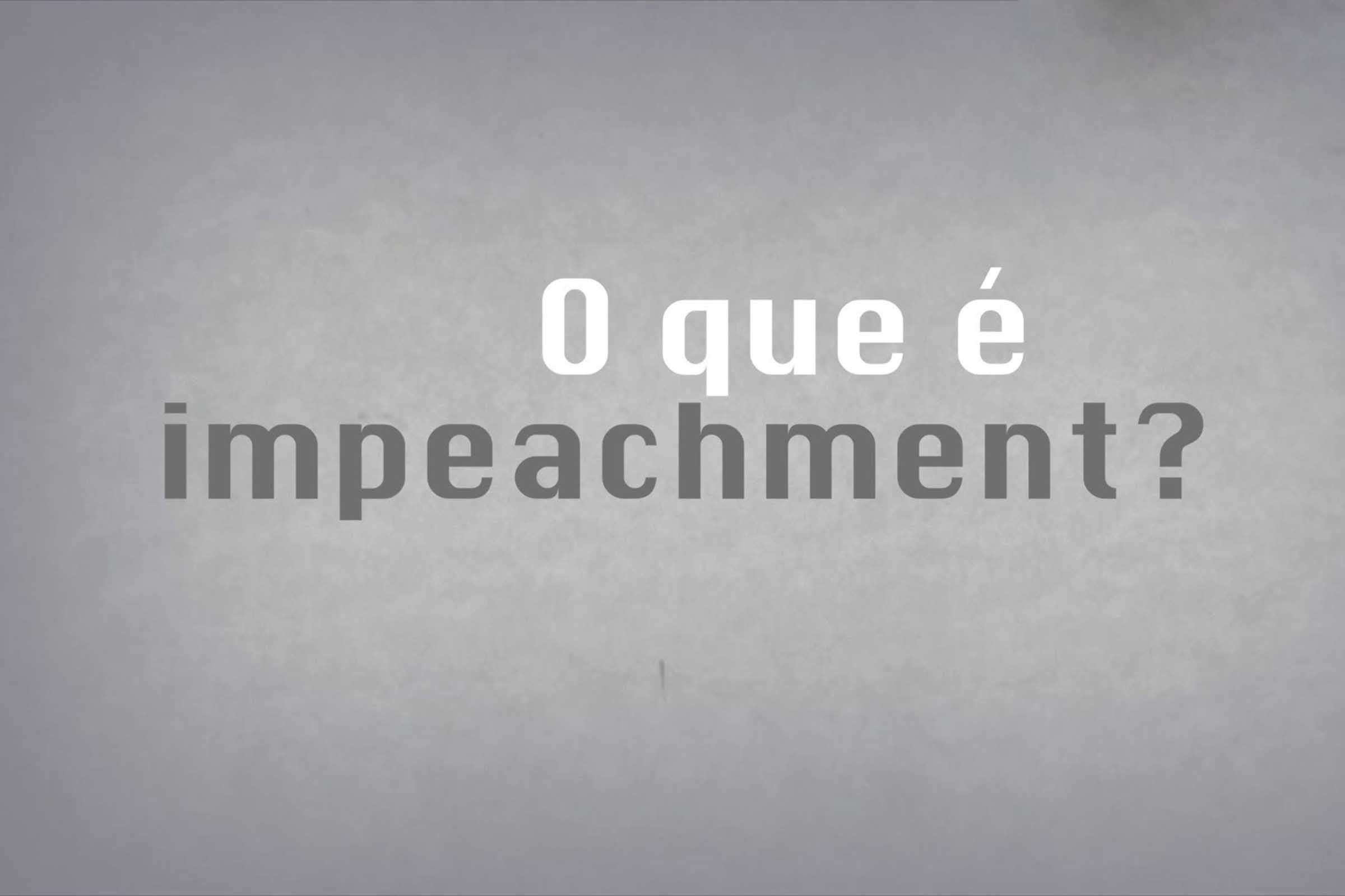 Processo de impeachment ocorre no Congresso Nacional e tem início a partir do momento em que o presidente da Câmara Federal aceita uma denúncia contra o presidente da República, que indique crime de responsabilidade.