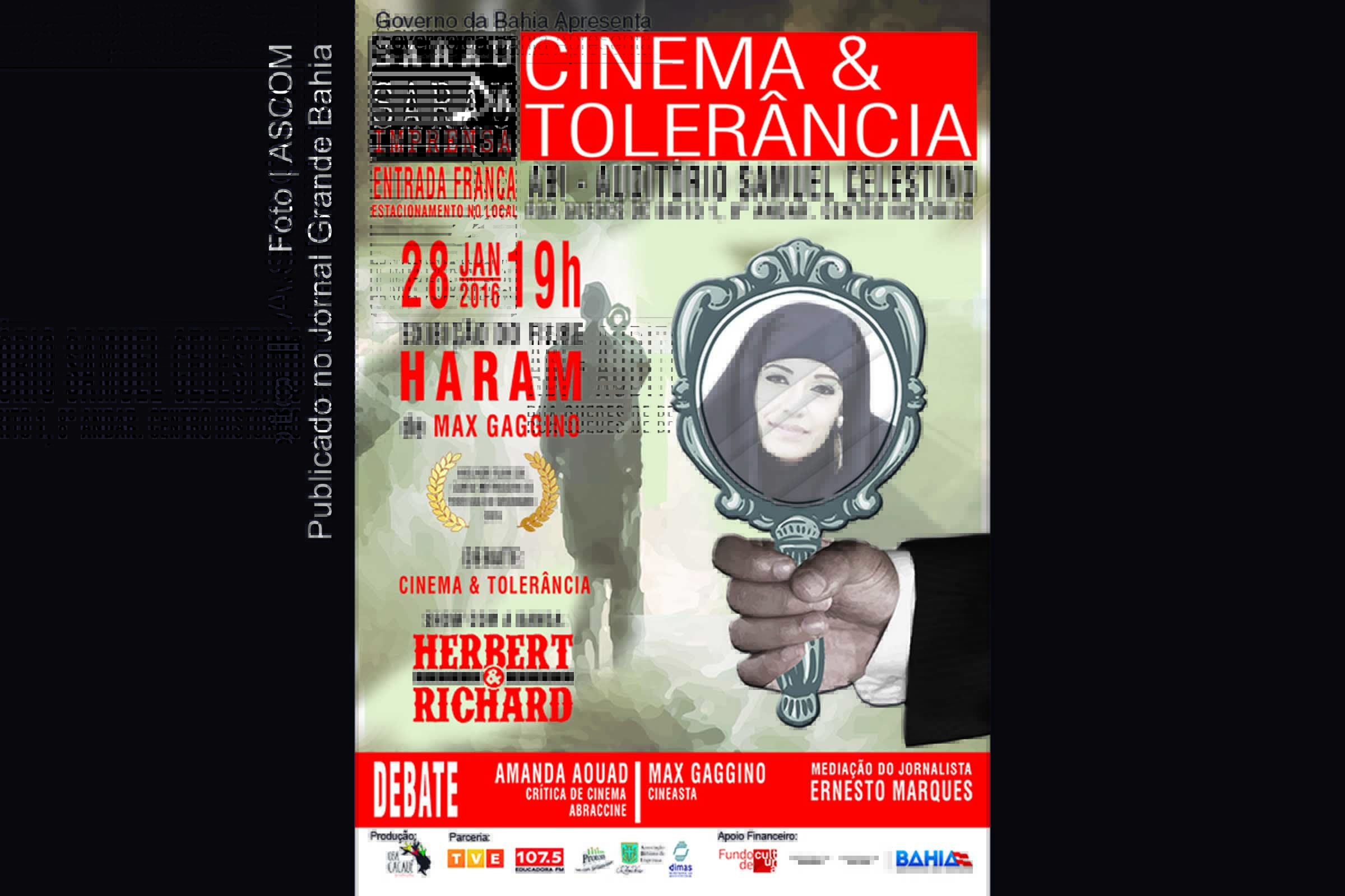 Cartaz da edição 2016 do Sarau da Imprensa.