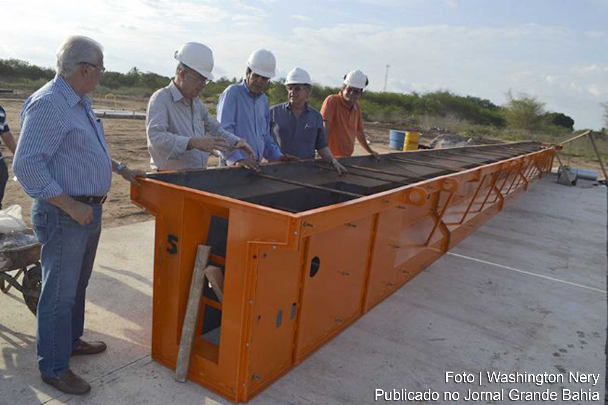 Fábrica de pré-moldados garante agilidade em obras do BRT de Feira de Santana