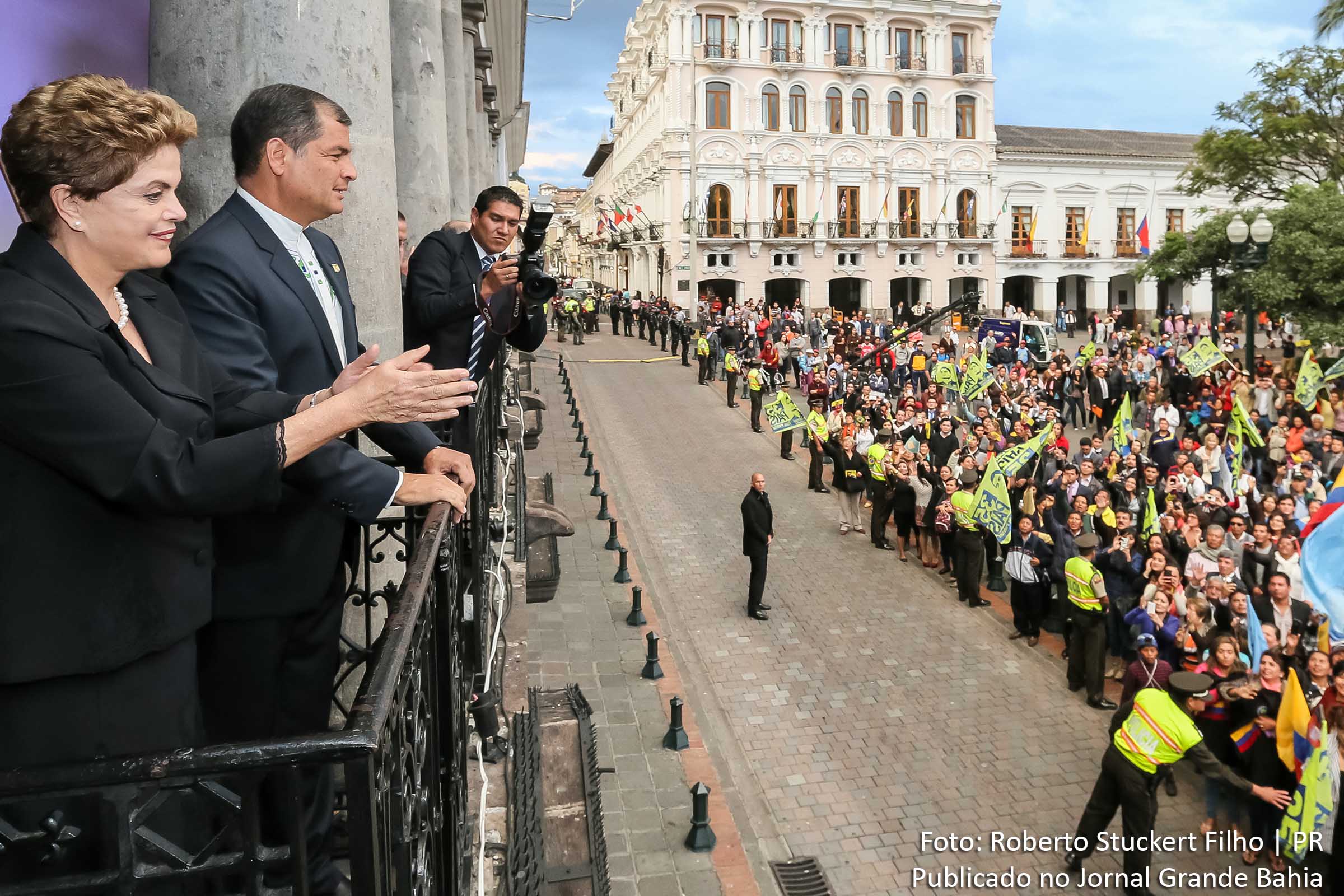 Presidenta Dilma Rousseff durante encontro com o senhor Rafael Correa, Presidente da República do Equador.