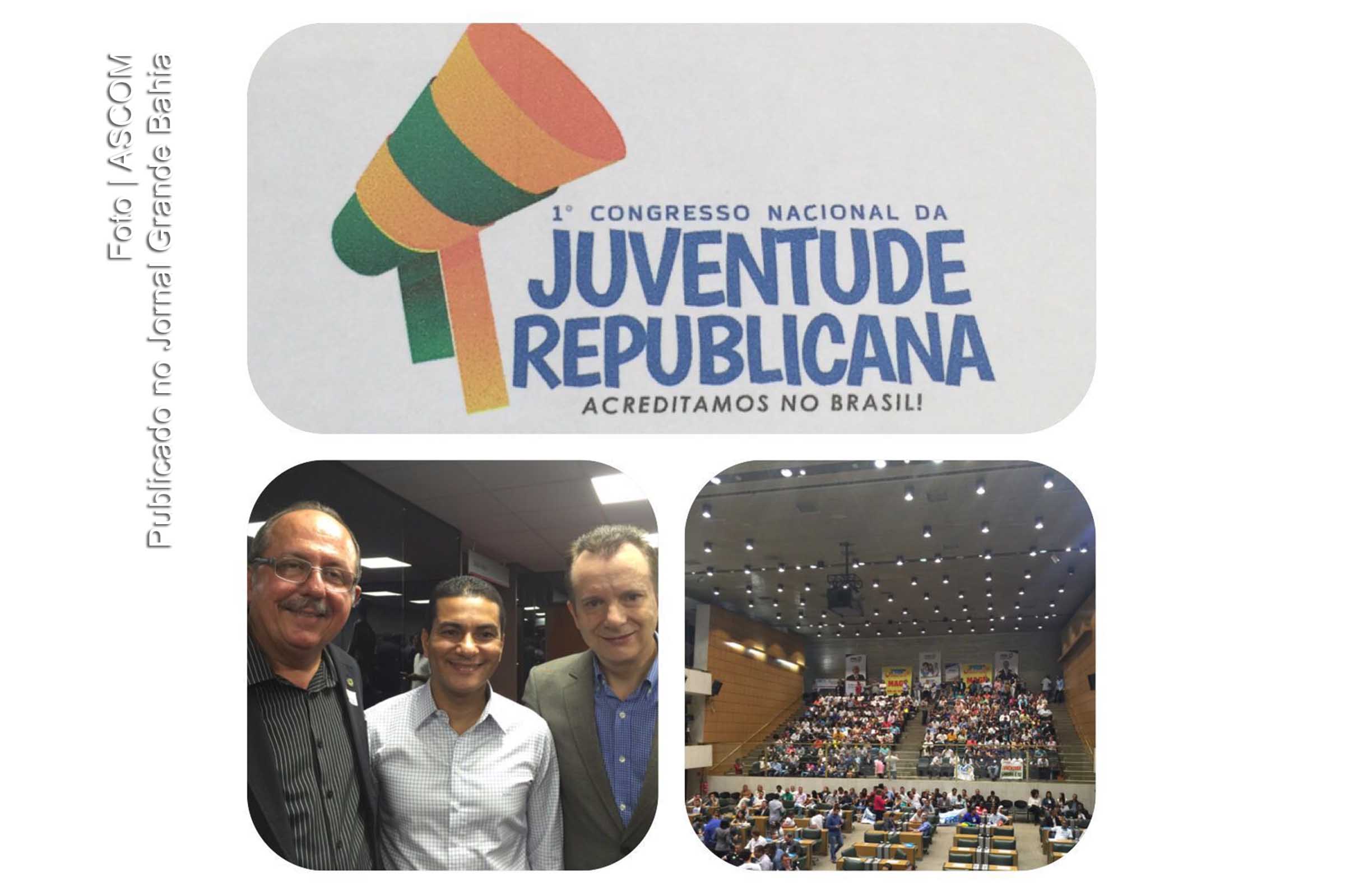 Deputado José de Arimateia participa do 1º Congresso Nacional da Juventude.