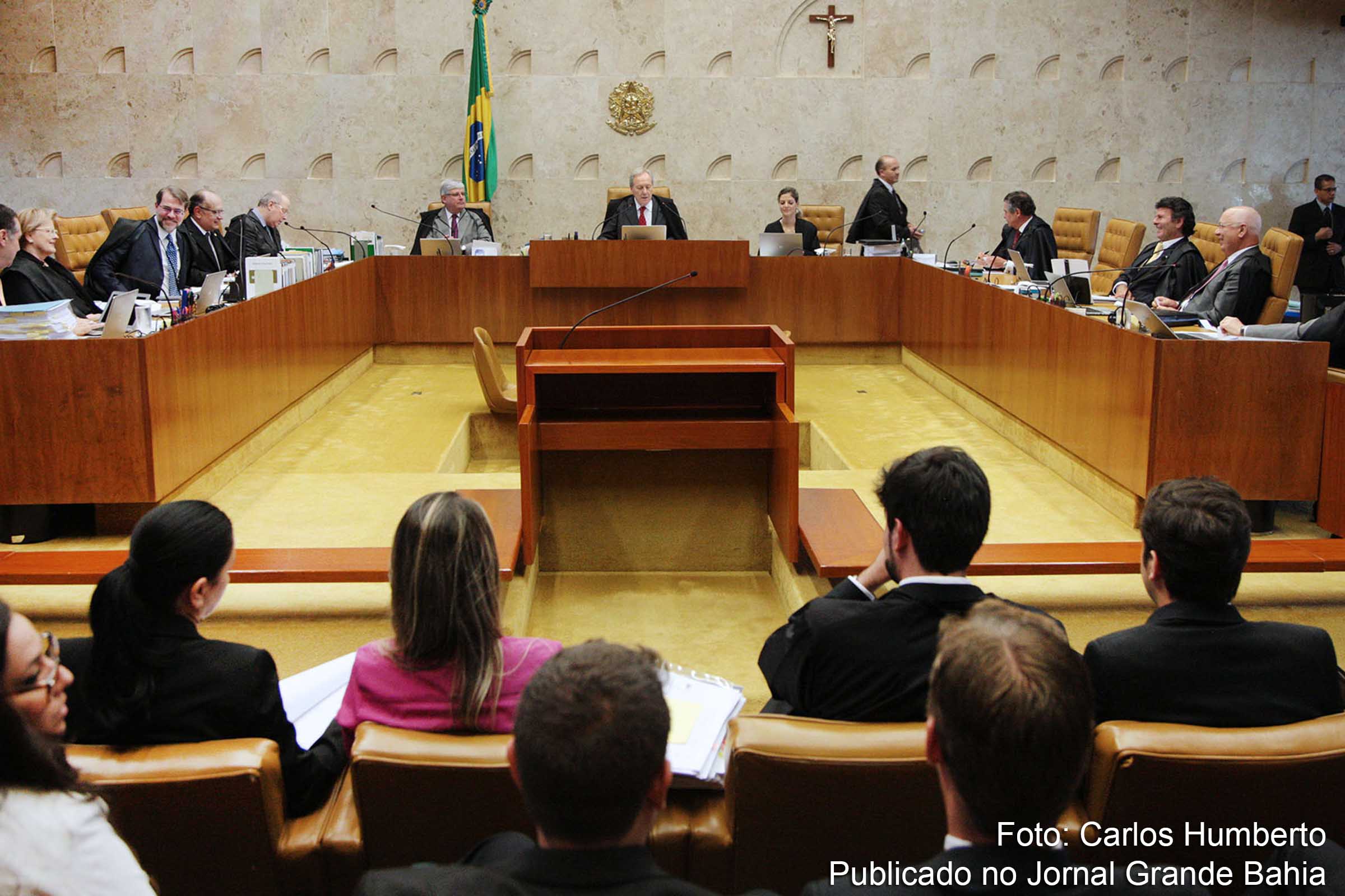 Sessão plenária do STF.