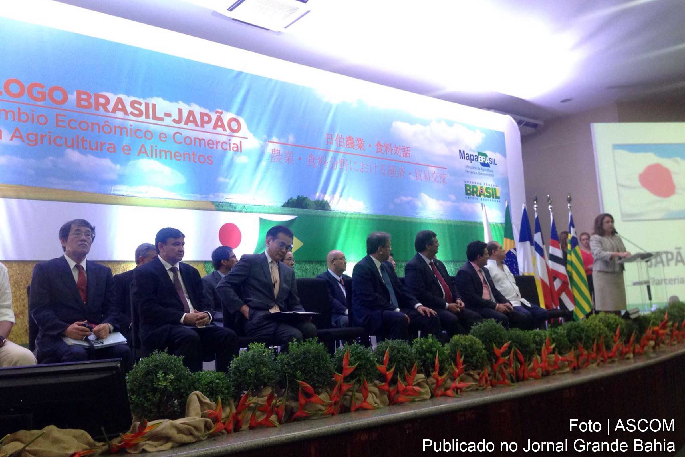 Acordo entre Brasil e Japão garante investimentos para a Bahia.