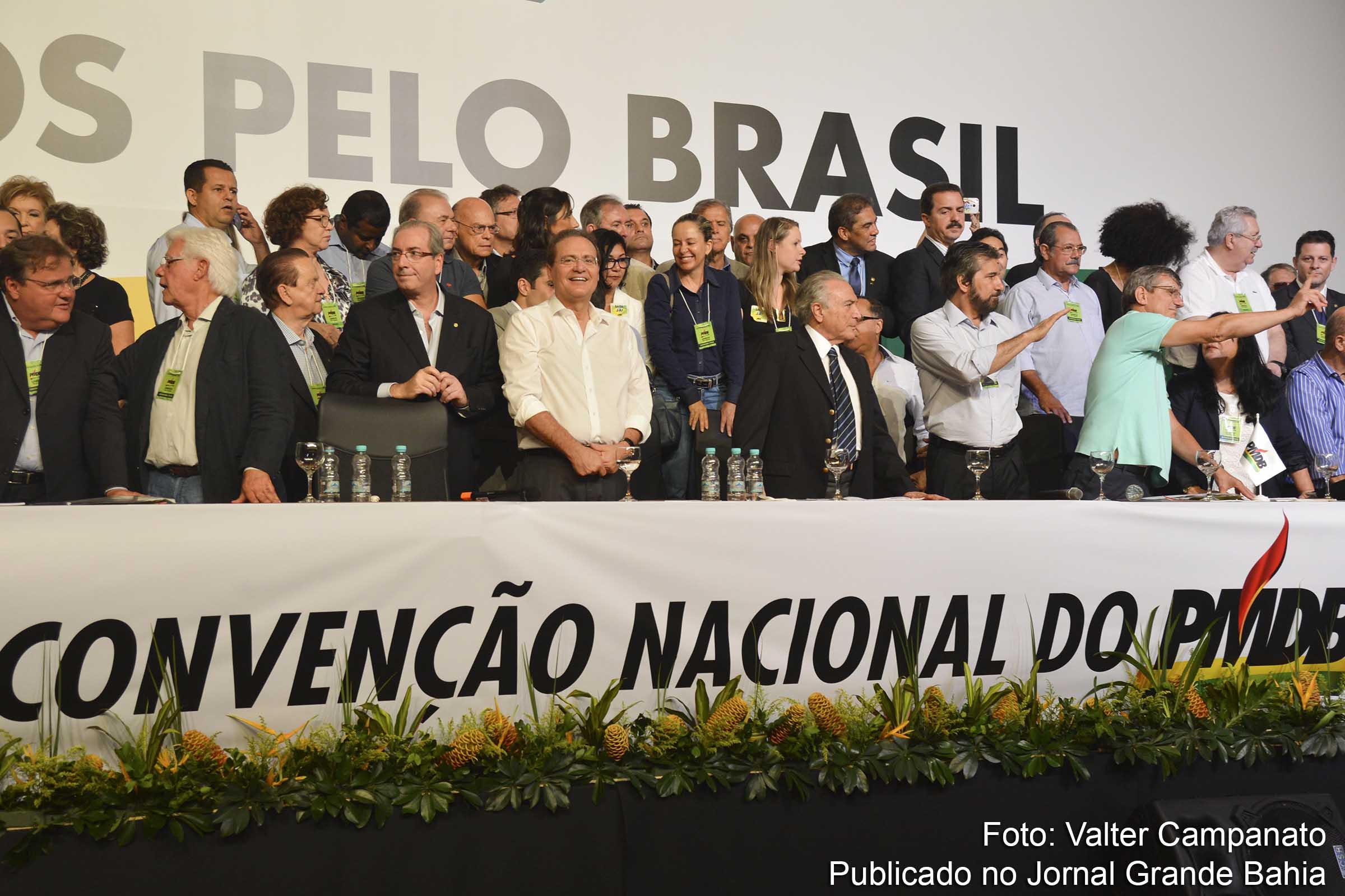 O PMDB faz no sábado (12/03/2016) convenção nacional. No encontro, 454 delegados vão eleger os membros do Diretório Nacional, que, por sua vez, vão escolher a nova Comissão Executiva Nacional.