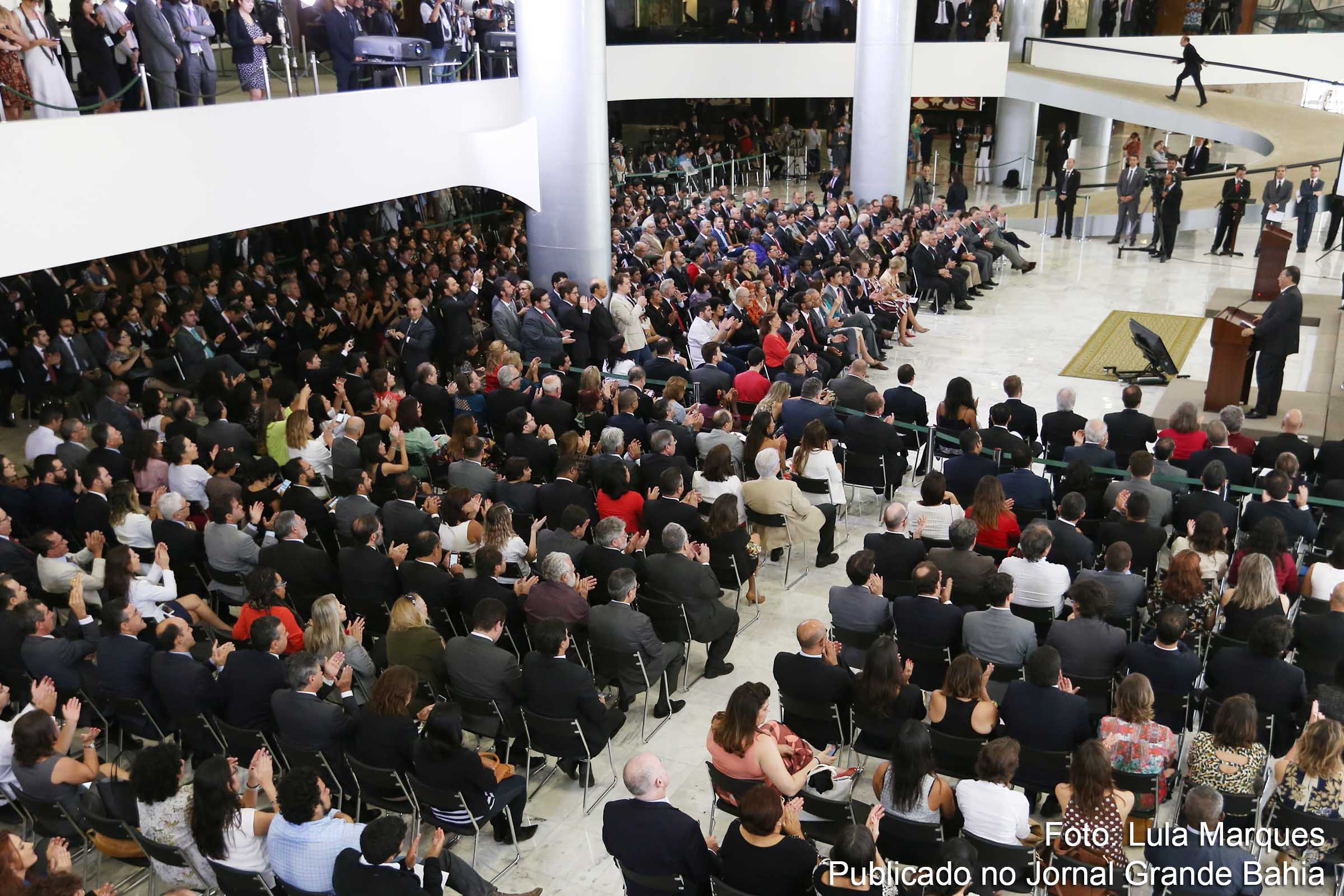 Flávio Dino, no Palácio do Planalto em Brasília, defende mandato democrático e fala em Golpe de Estado com uso da toga.