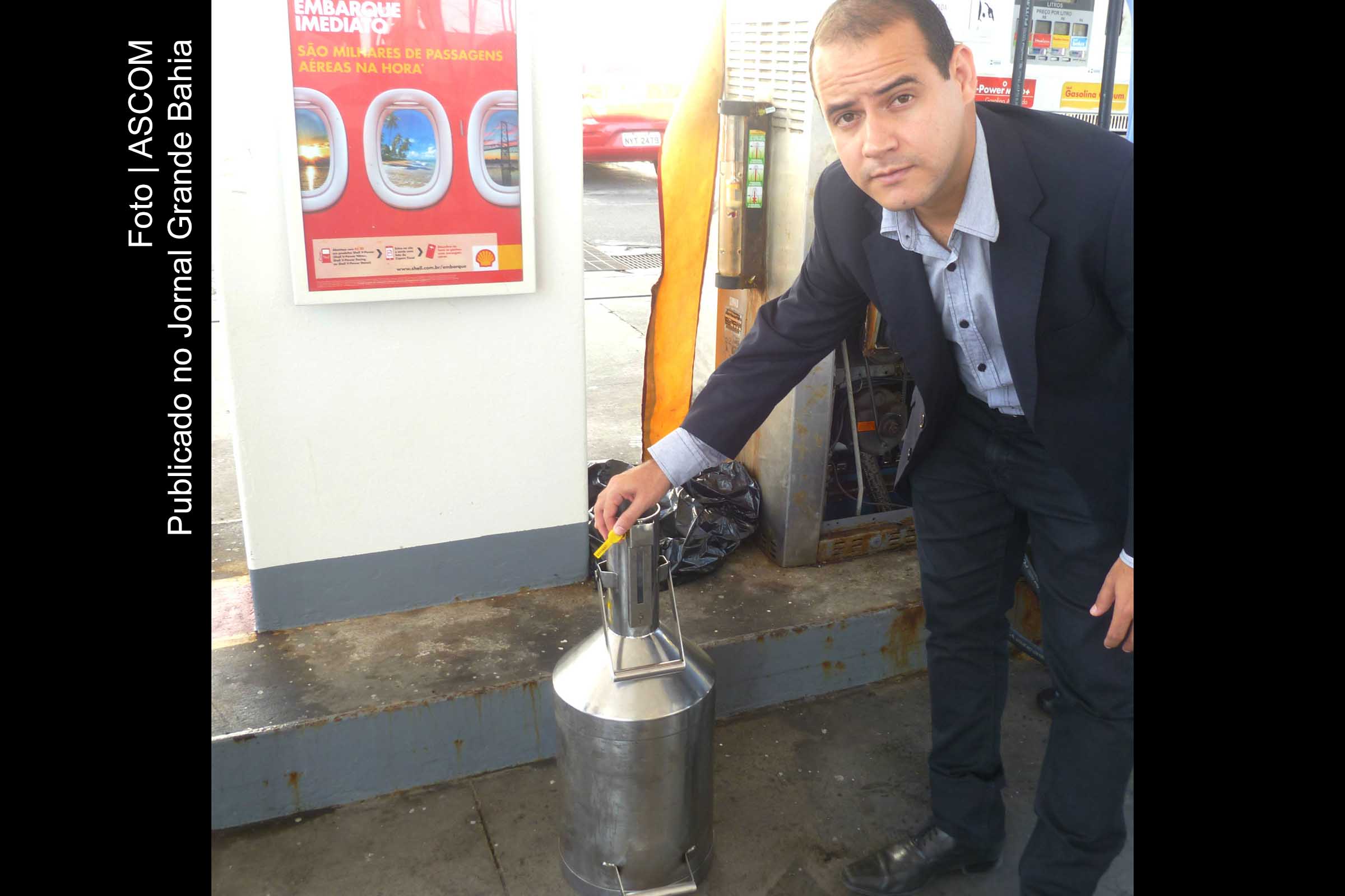 Ibametro participou da força-tarefa que fiscalizou postos de combustíveis em Feira de Santana.