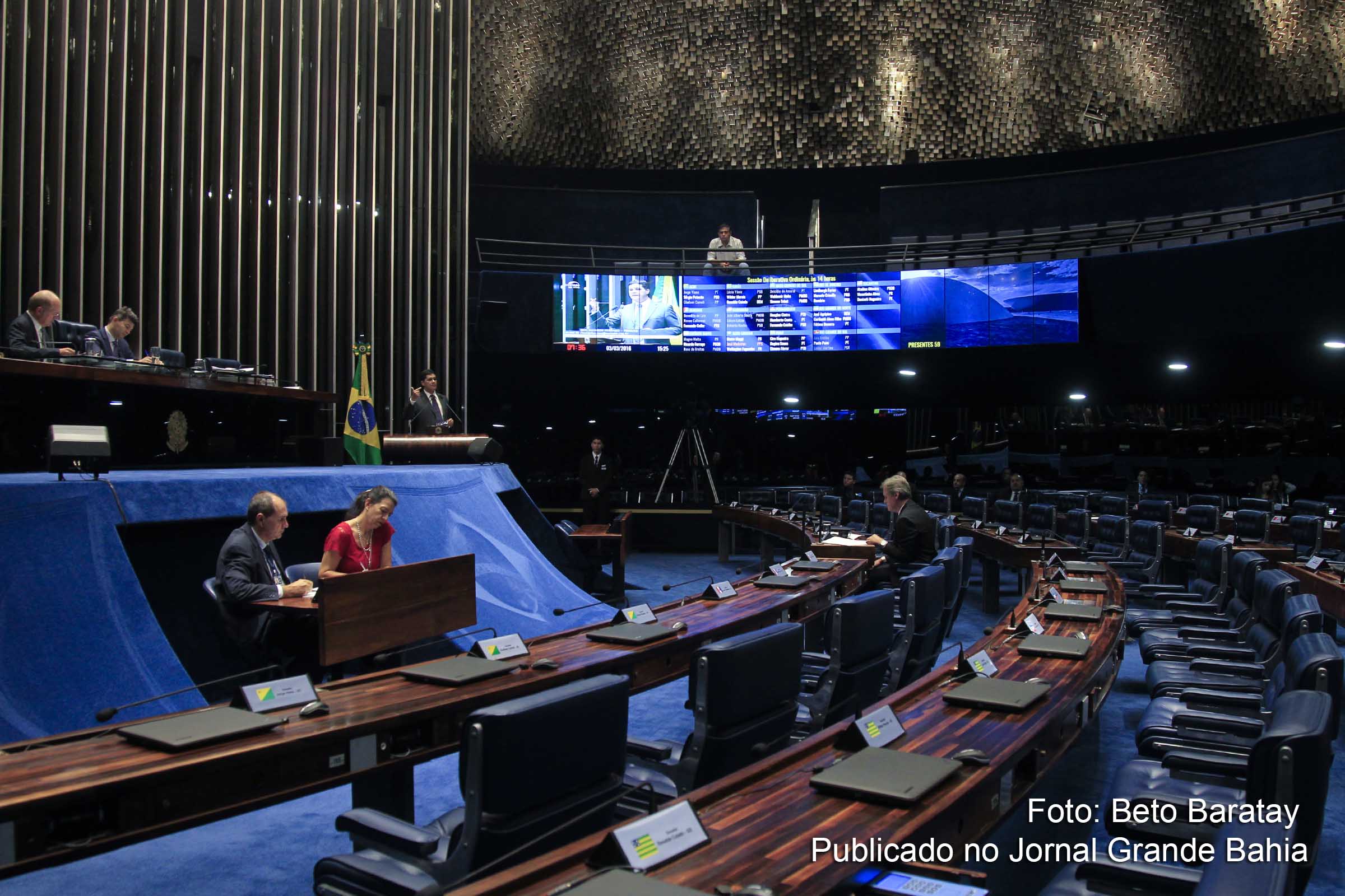 Plenário do Senado Federal.
