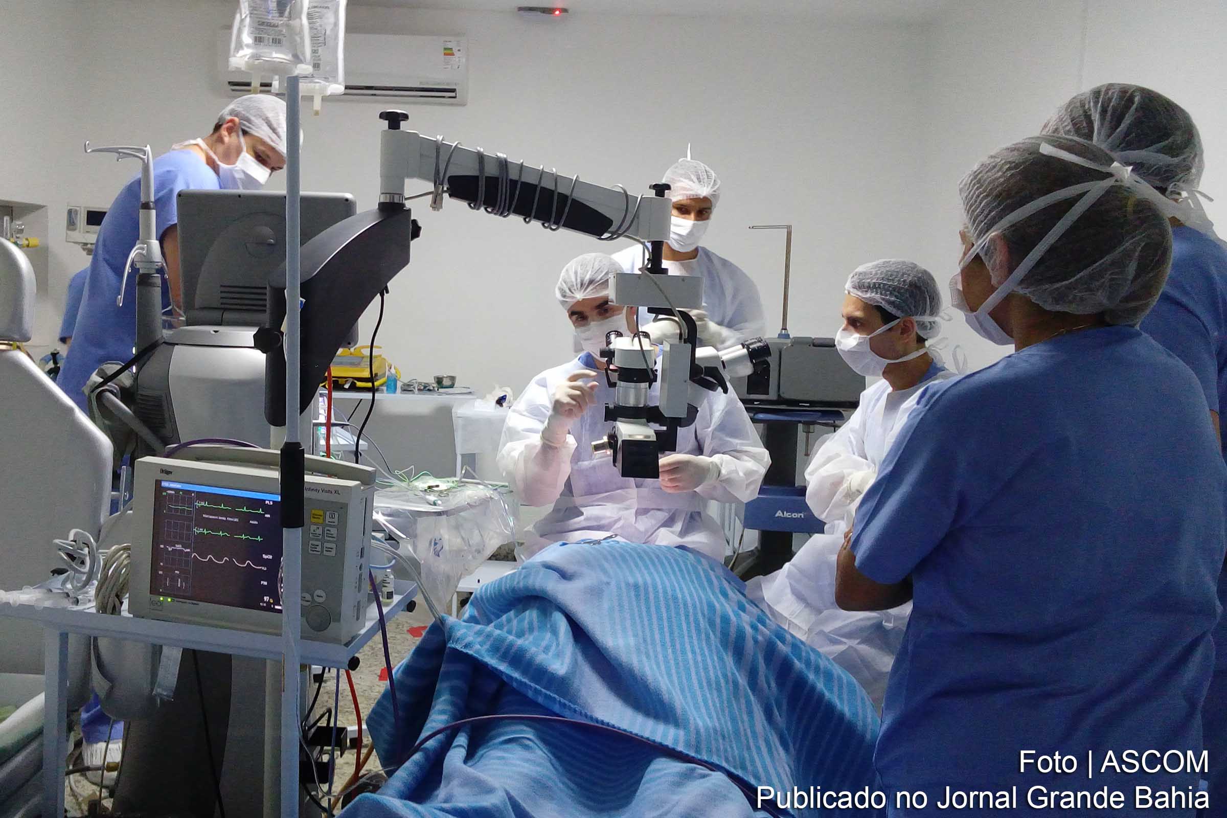Primeira cirurgia de retina de Ilhéus foi realizada pelo especialista Igor Sandes.