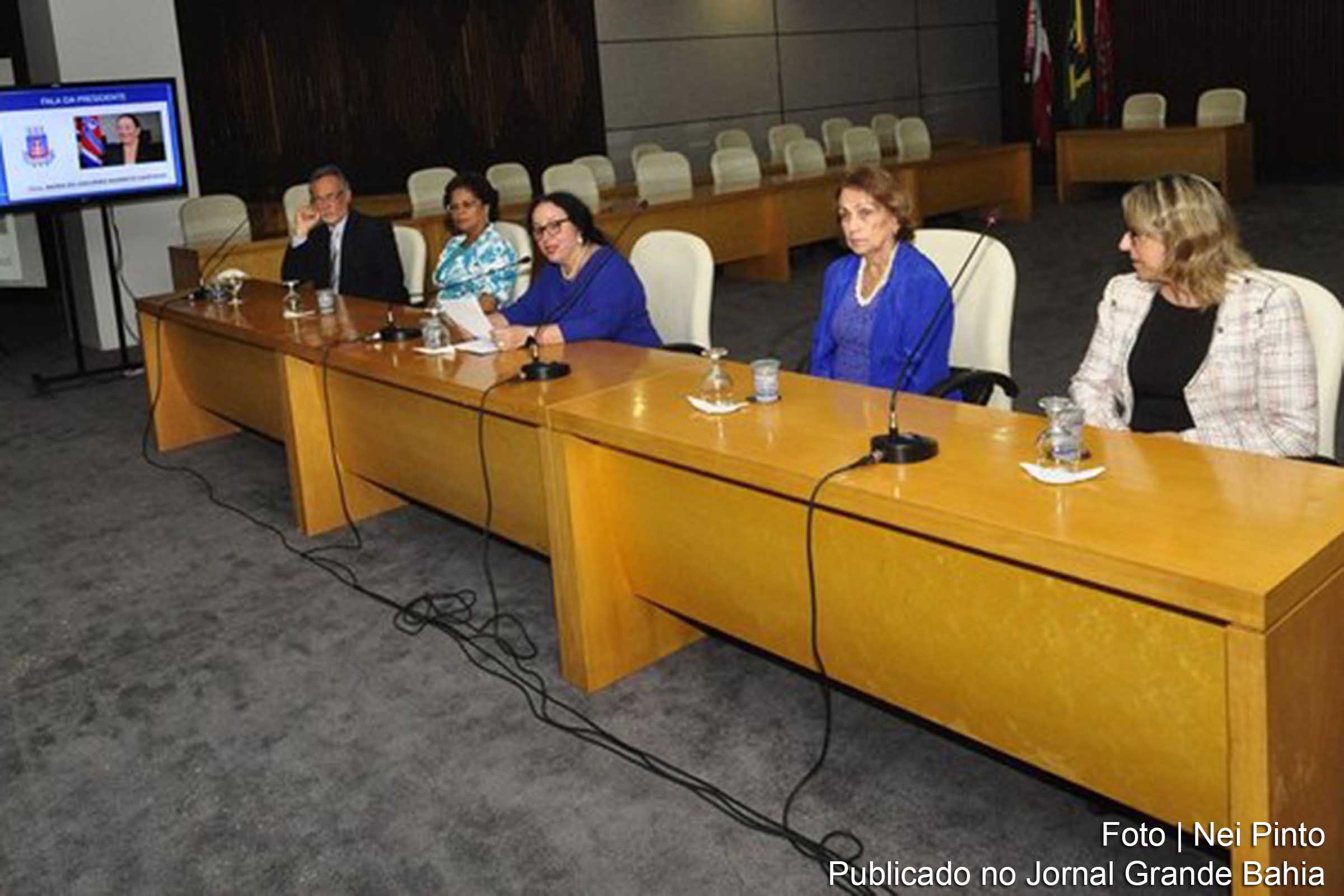 Reunião entre juízes e presidente do TJBA.
