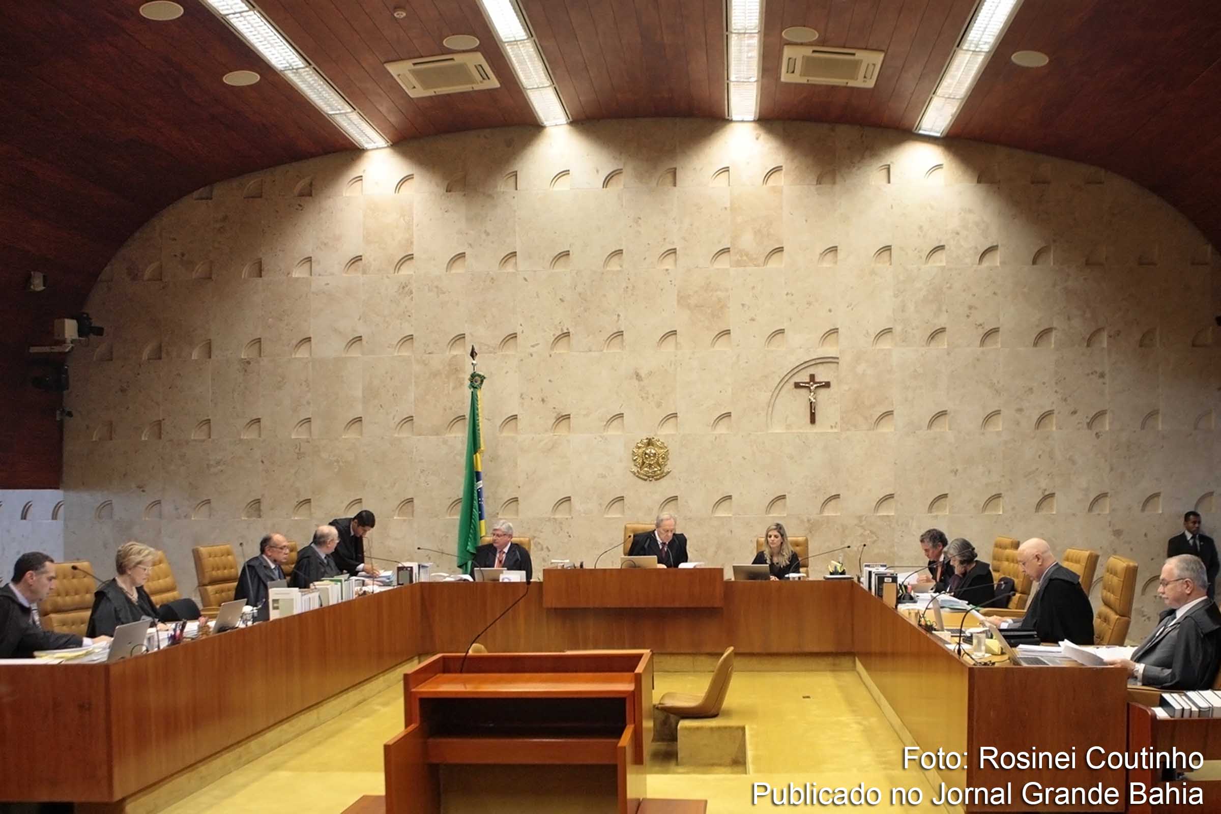 Sessão plenária do STF.