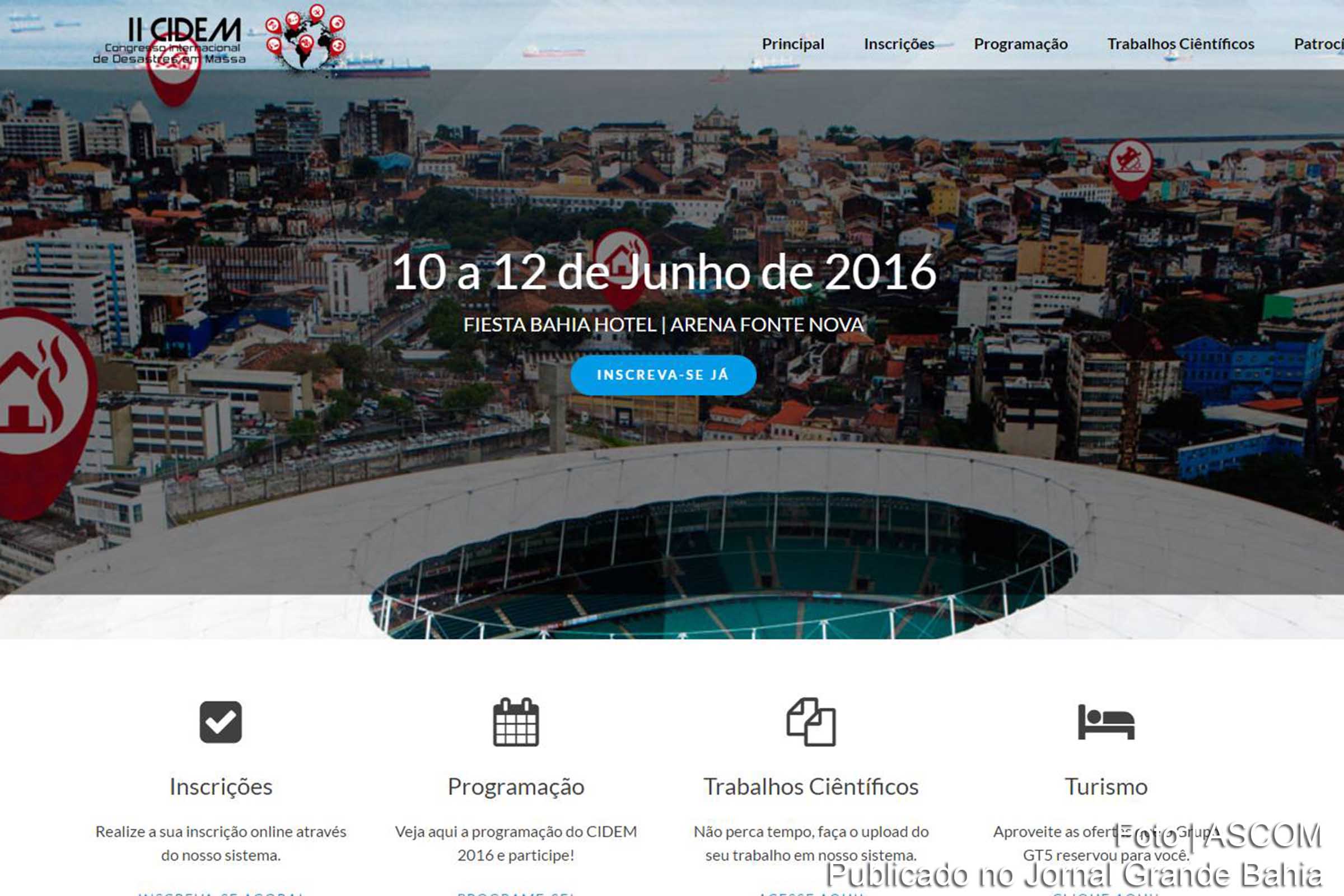 2º Congresso Internacional de Desastres em Massa ocorre em Salvador.