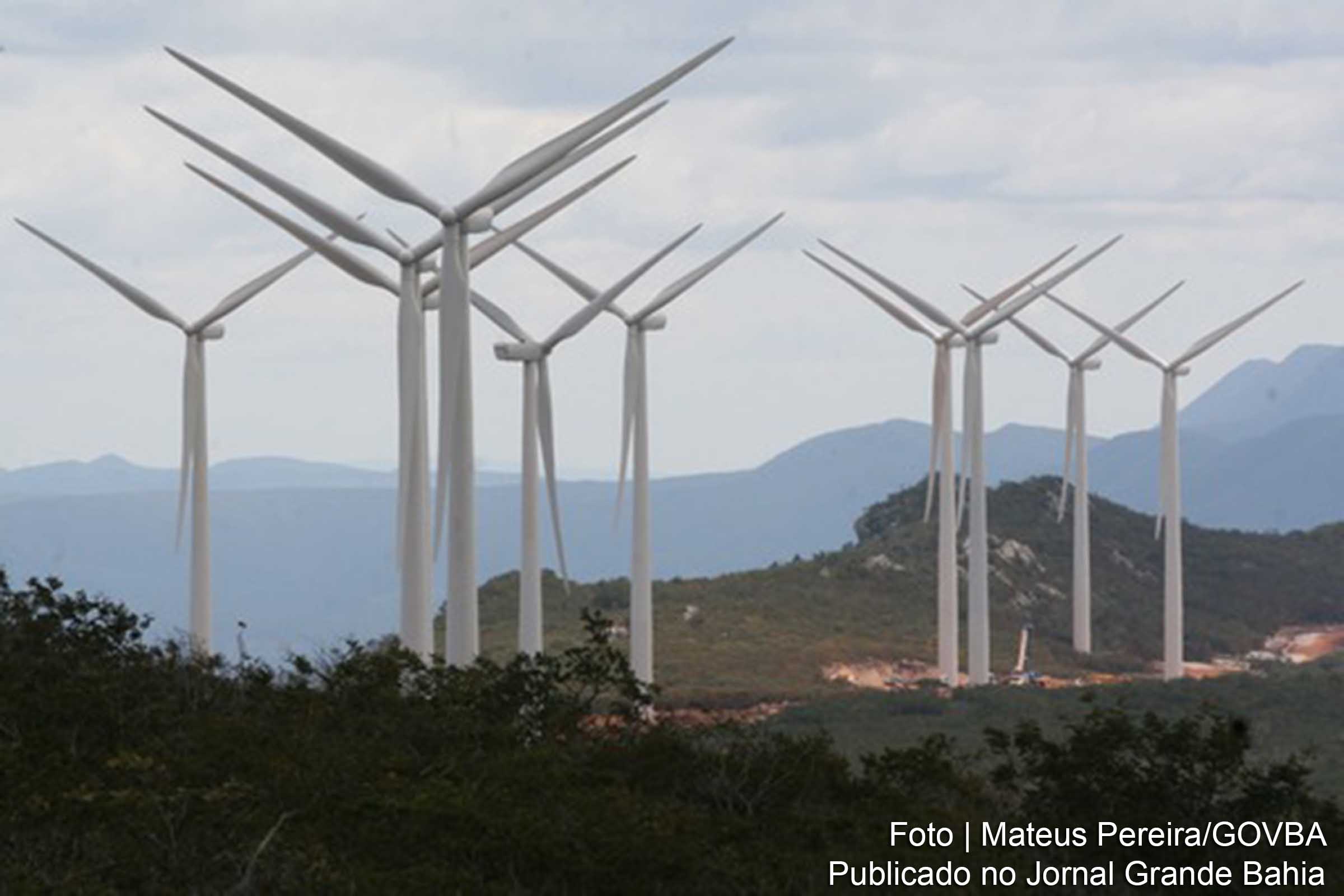 Parque de Energia Eólica em Brotas de Macaúbas, Bahia.