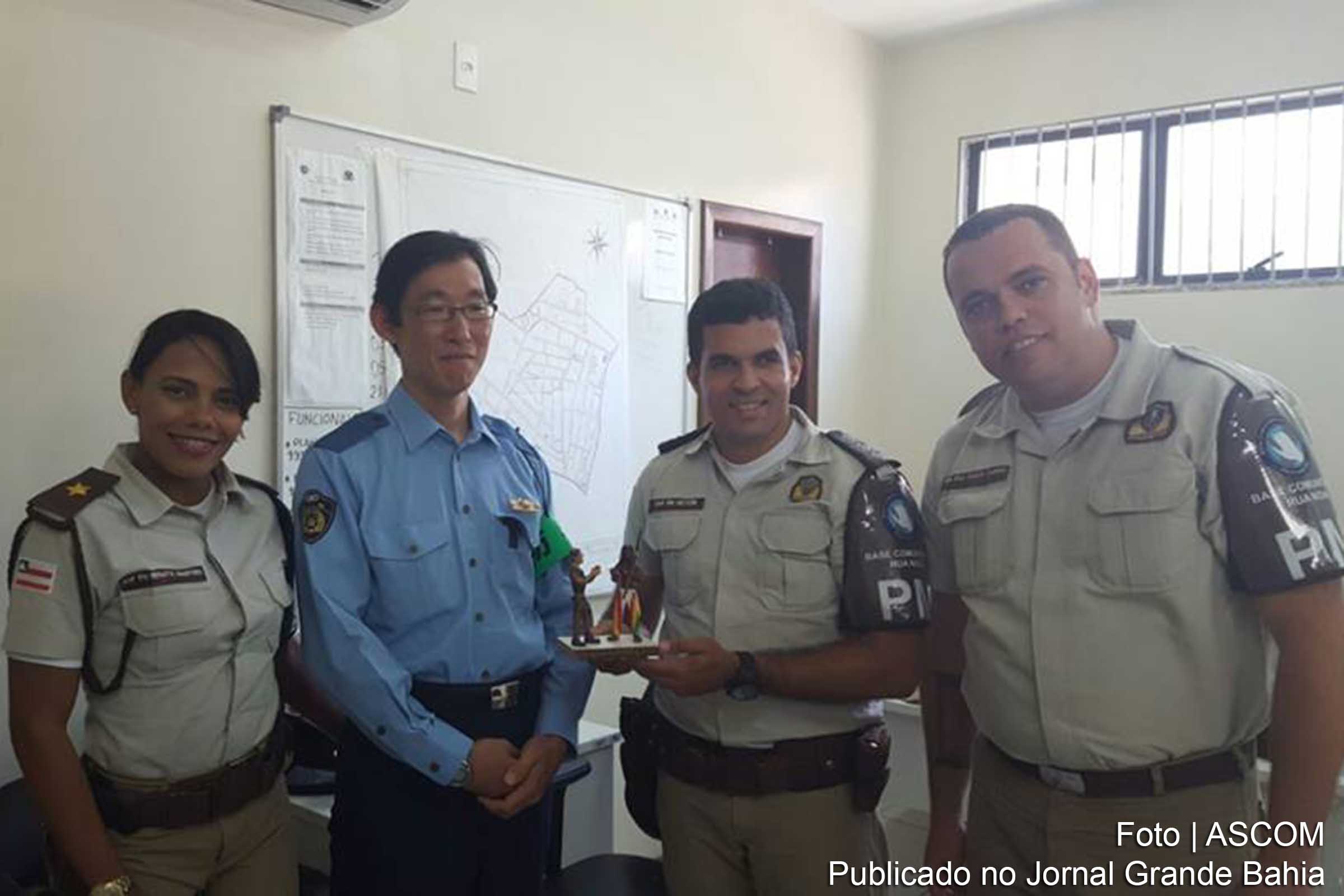 Comitiva japonesa visita trabalho realizado nas bases de Feira de Santana.