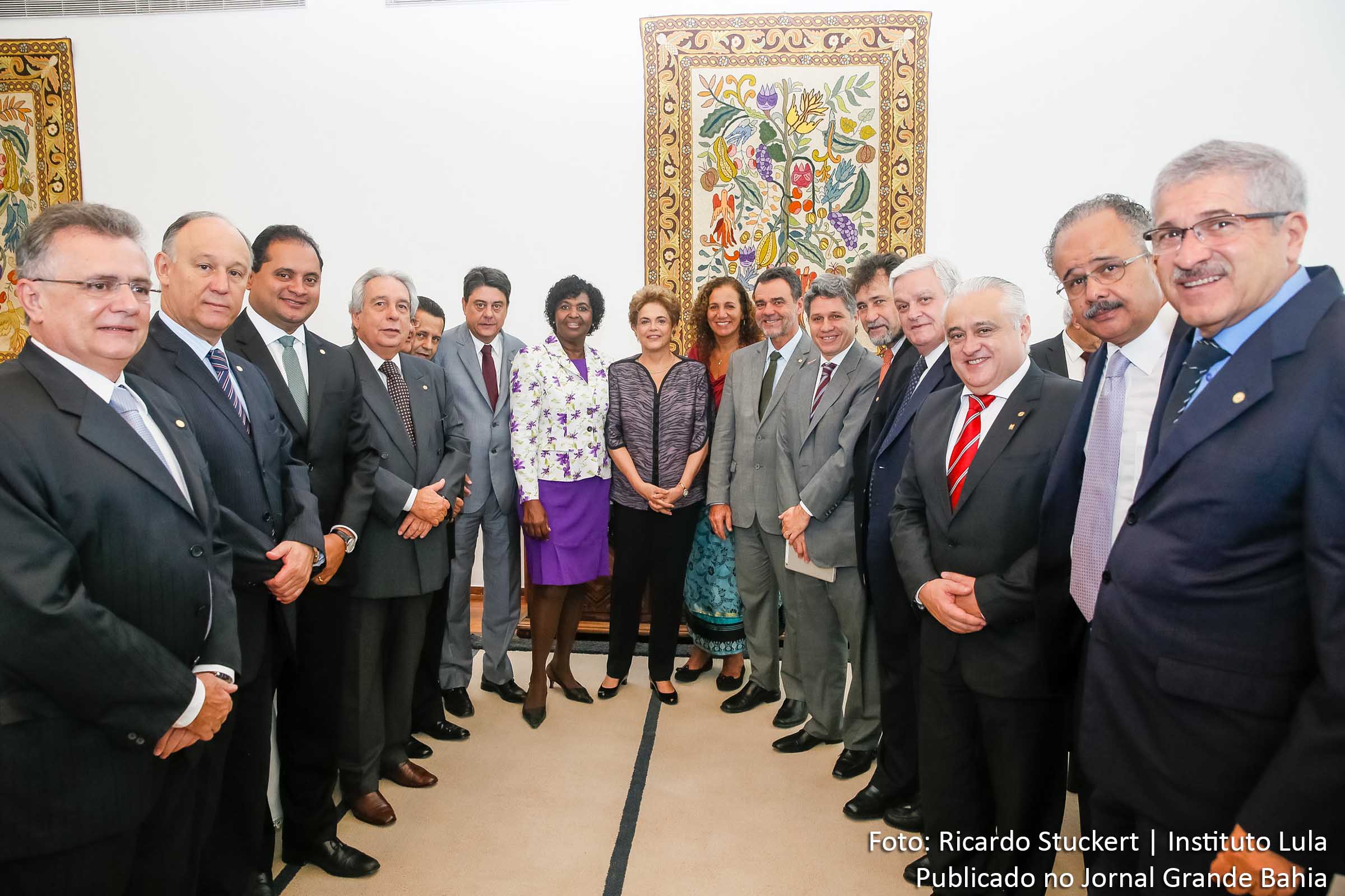 Presidenta Dilma Rousseff durante café da manhã com Parlamentares.