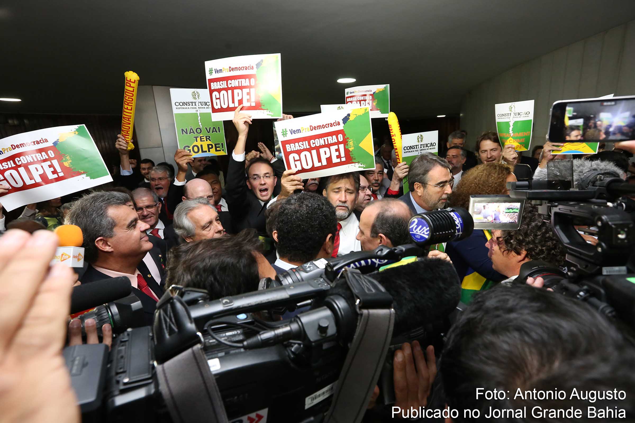 Votação do pedido de impeachment da presidenta Dilma Rousseff, na Câmara dos Deputados.