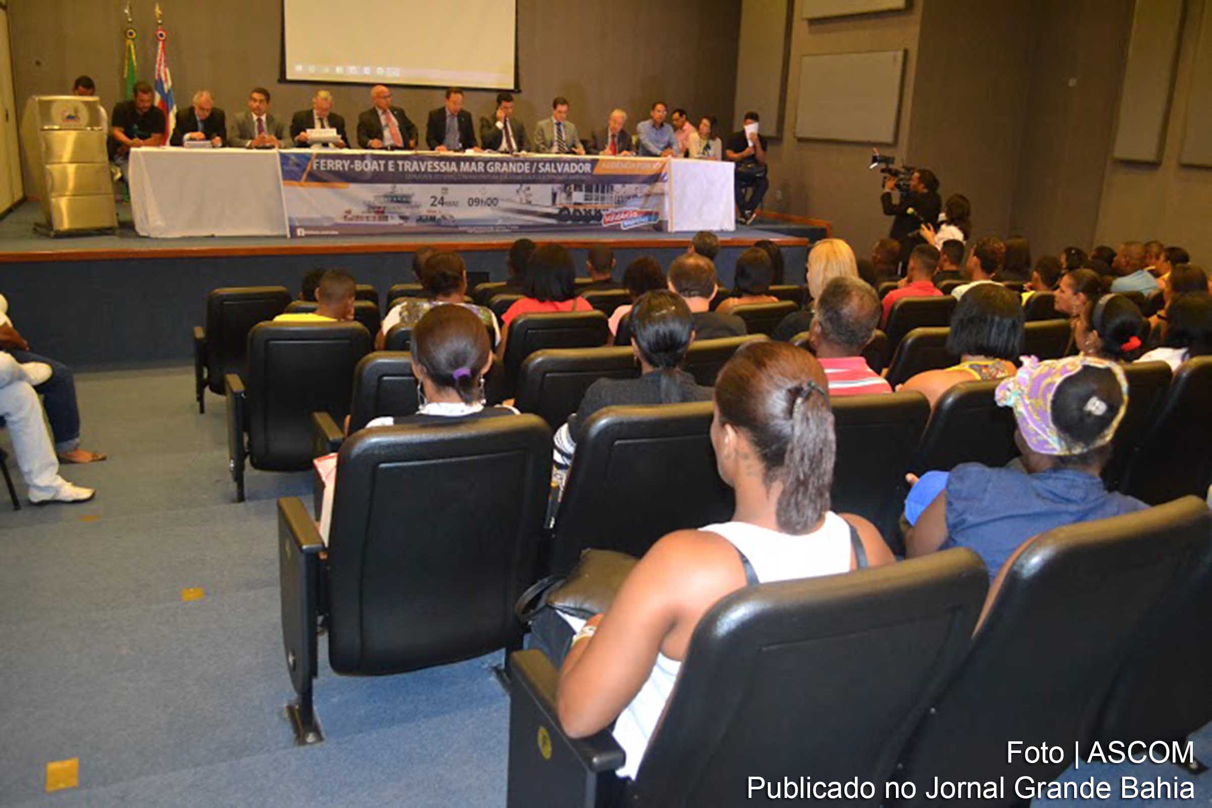 ALBA: audiência pública debate sistema ferry-boat