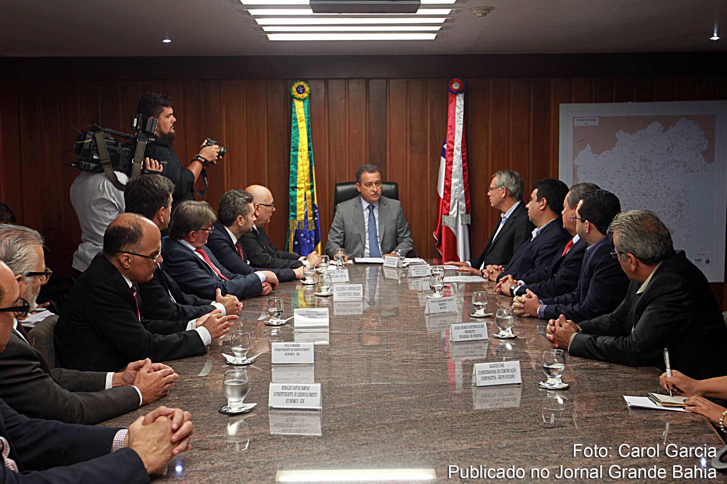 Governador Rui Costa assina o Protocolo de Intenções para Ampliação da Unidade Fabril da Suzano, no município de Mucuri.