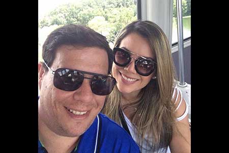 Horácio Jaworsky e Charline, socialmente.