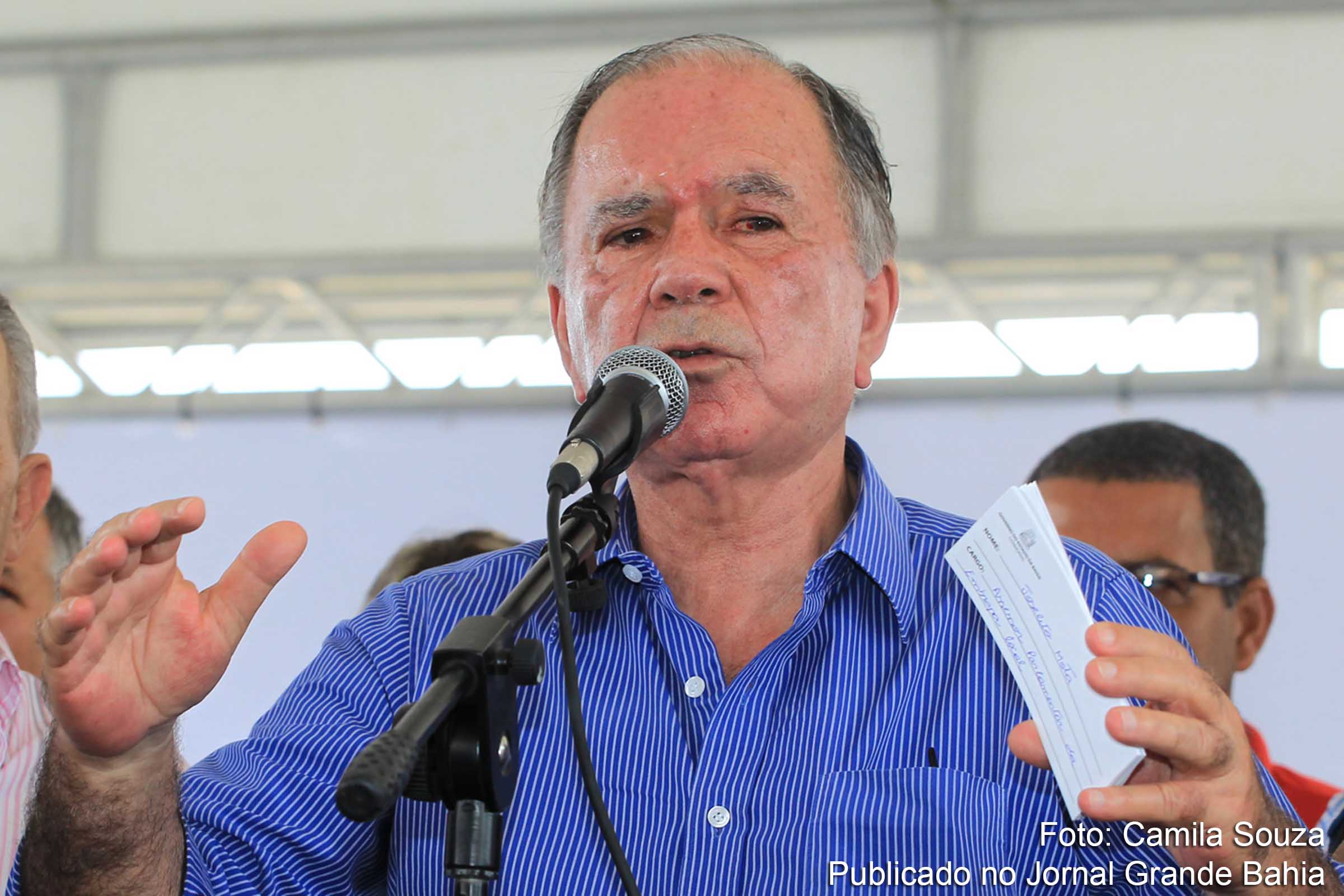 João Leão, vice-governador e secretário de Planejamento do estado da Bahia, debate sobre o desenvolvimento do setor mineral da Bahia.