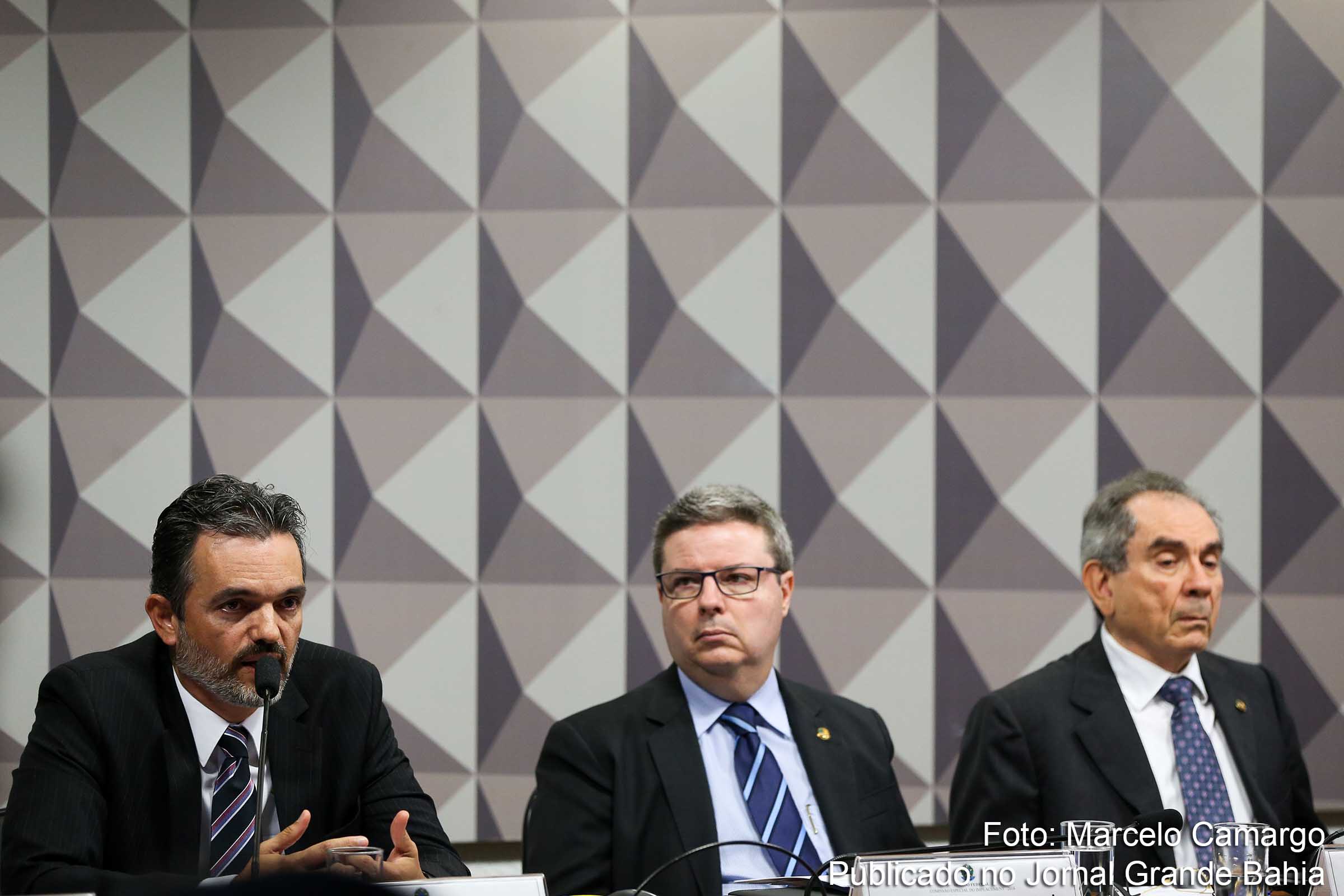 O procurador do Tribunal de Contas da União (TCU), Júlio Marcelo de Oliveira, o relator da Comissão Especial do Impeachment.