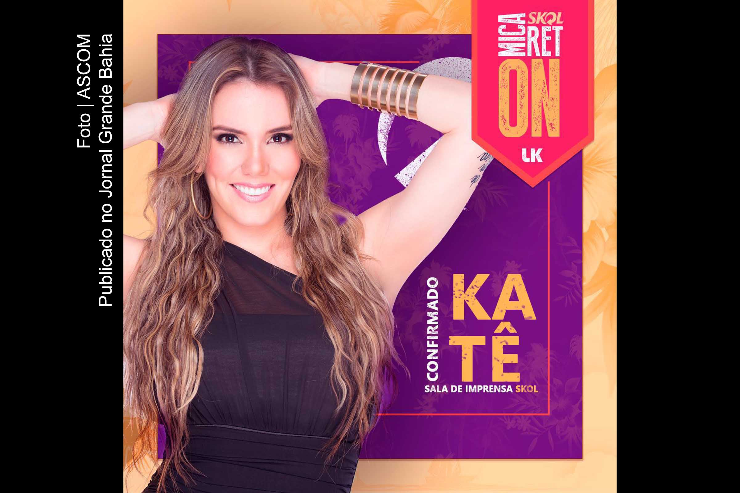 Cantora Katê participa da micareta 2016 de Feira de Santana.