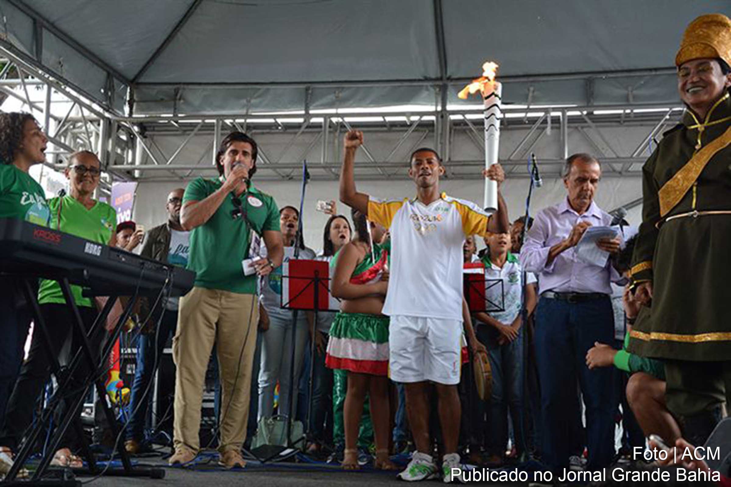 O guarda municipal Reginaldo Pinto foi o último a conduzir a Tocha.