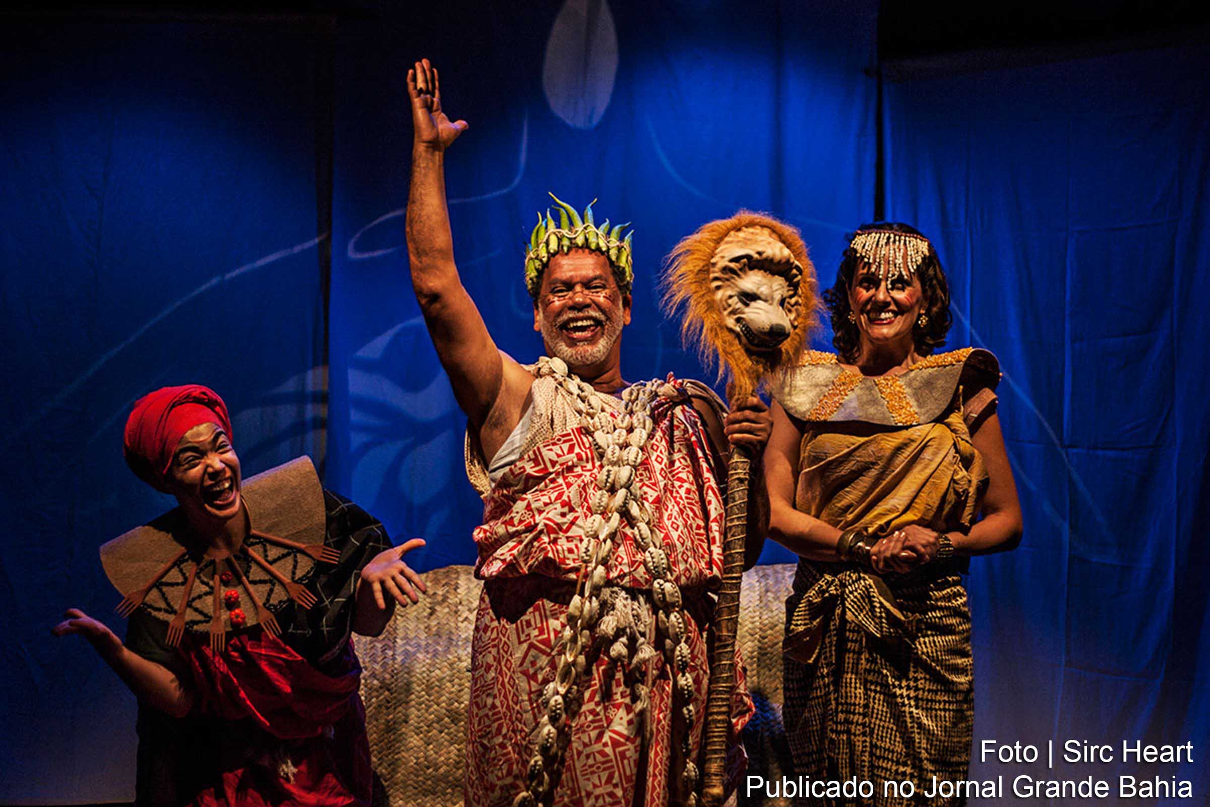 Musical infantil 'O pássaro gigante e a flecha encantada' é apresentado no teatro do Cuca.