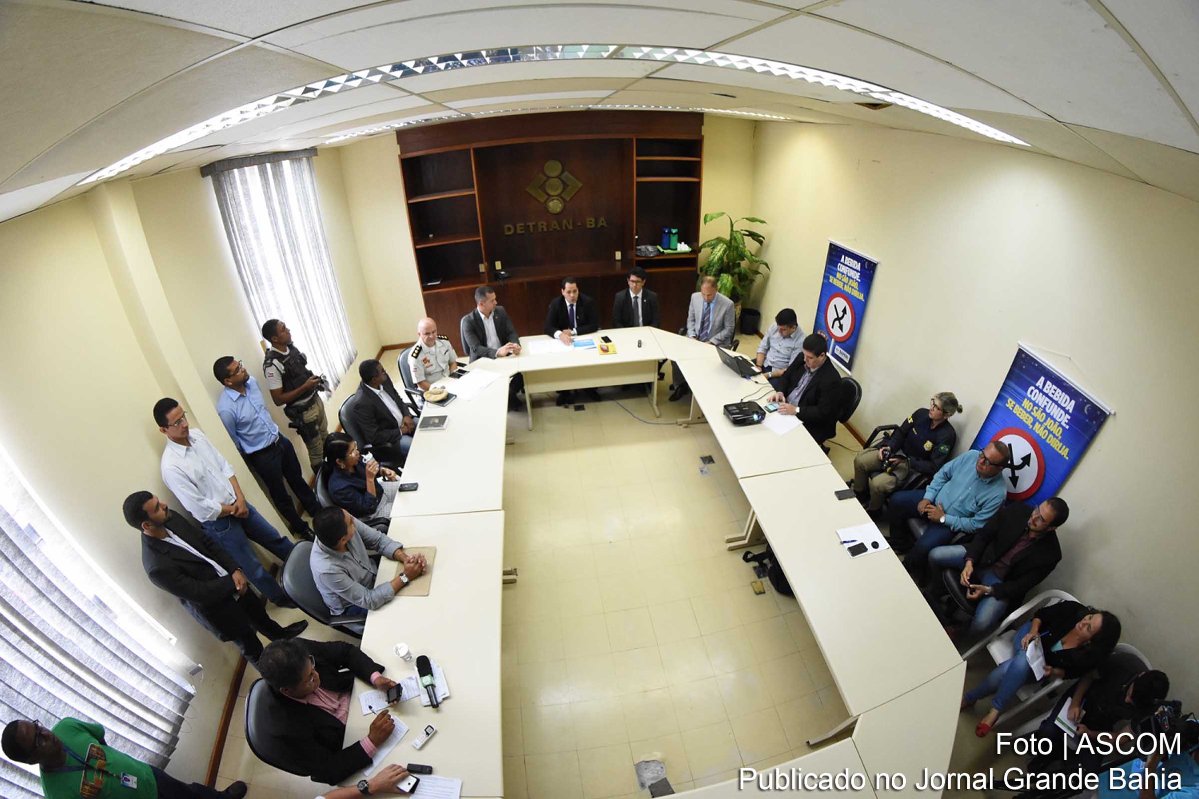 Reunião do Detran Bahia definiu ações para o São João de 2016.