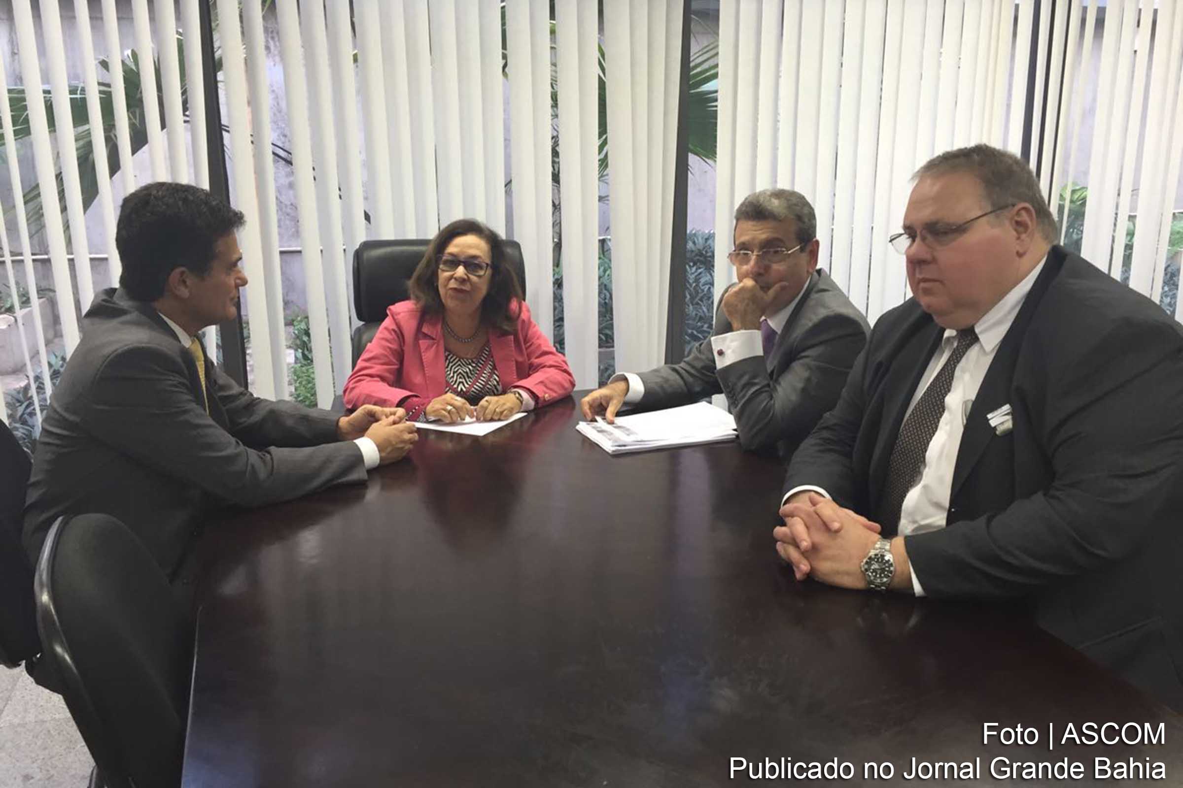 Eduardo Salles, Carlos Gantois, Roberto Muniz e Lídice da Mata.