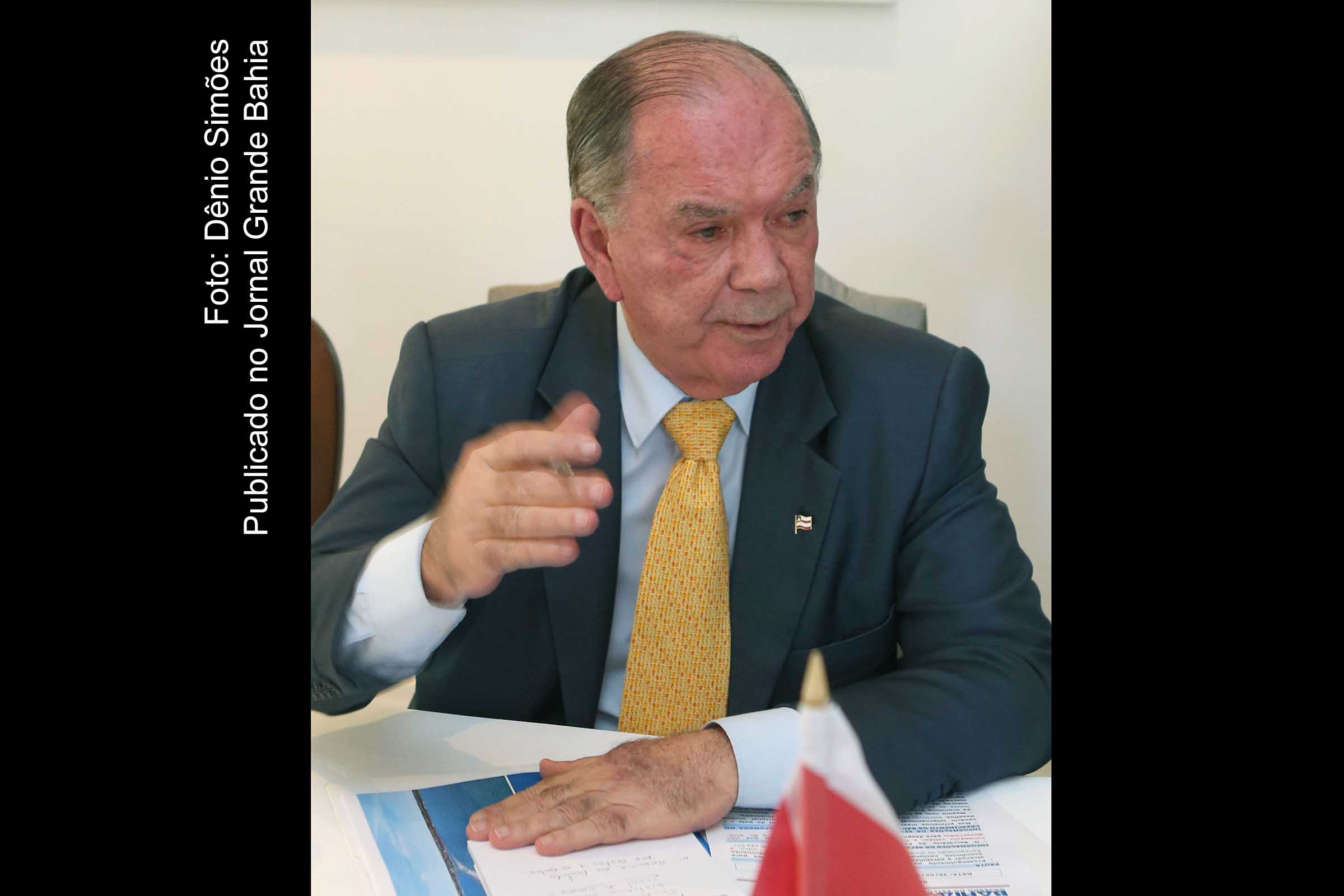 Encontro na Residência Oficial de Águas Claras, no Distrito Federal, para reunião com governadores que trata sobre a dívida dos Estados com a União.Na foto, Vice-governador do estado da Bahia, João Leão.