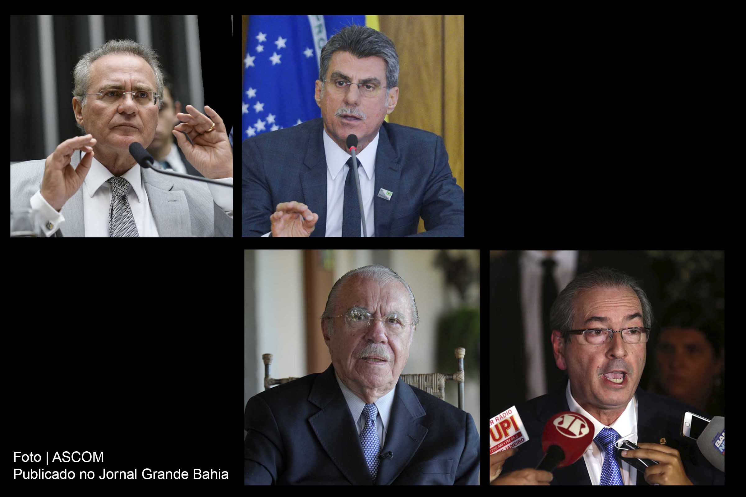 Políticos do PMDB, José Renan Vasconcelos Calheiros, Romero Jucá Filho, José Sarney e Eduardo Cunha tem pedido de prisão requerido pela PGR em decorrência de envolvimento em atos de corrupção.