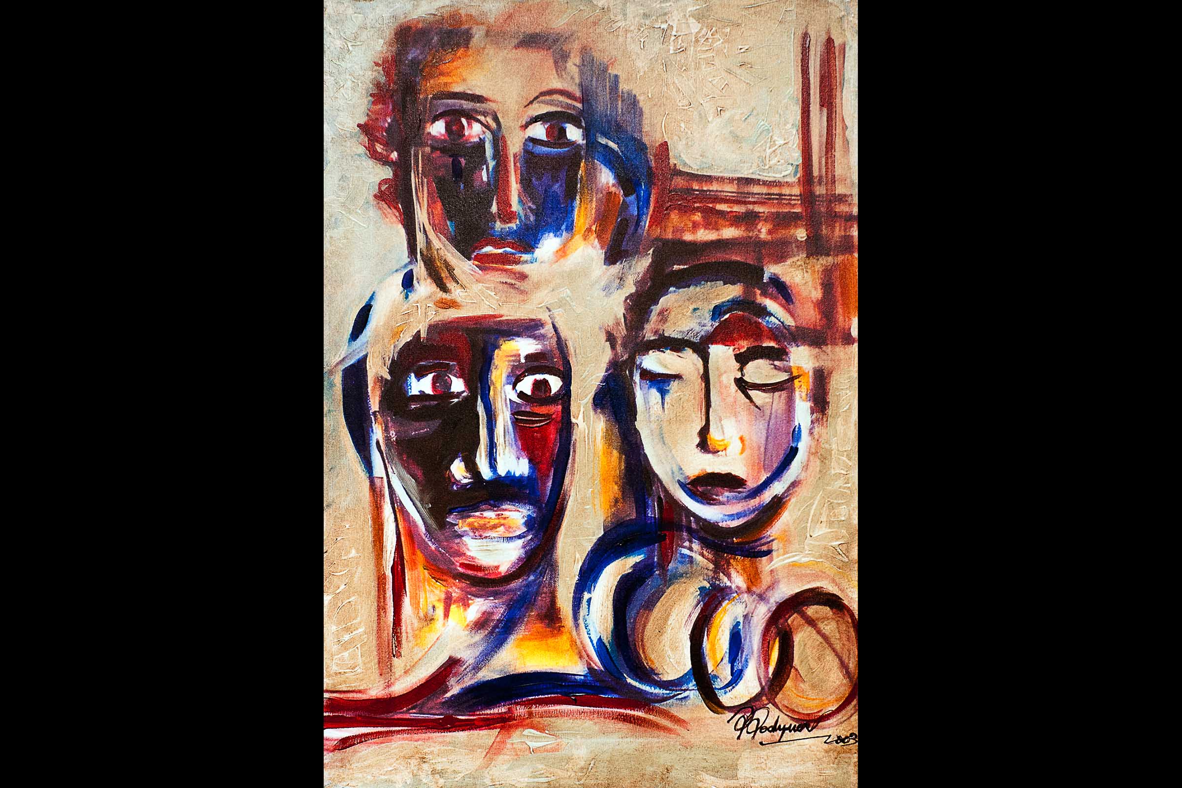 Obra 'África' de autoria de Renato Rodyner.