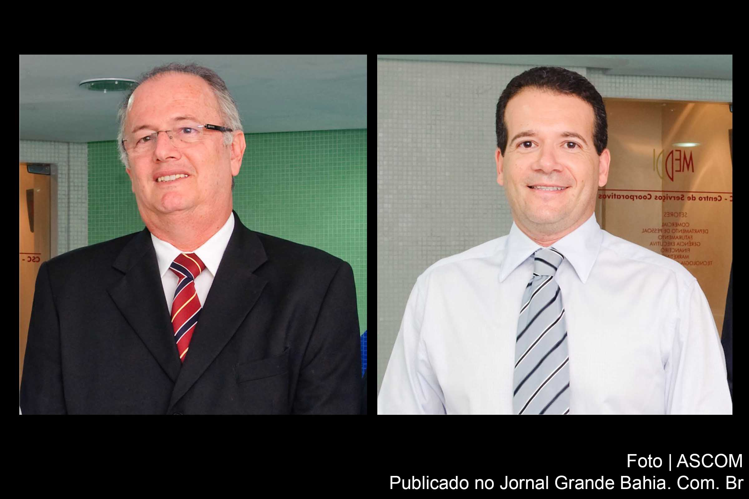 Os médicos José Antônio Barbosa e Gileno Portugal, diretores do Grupo Meddi.